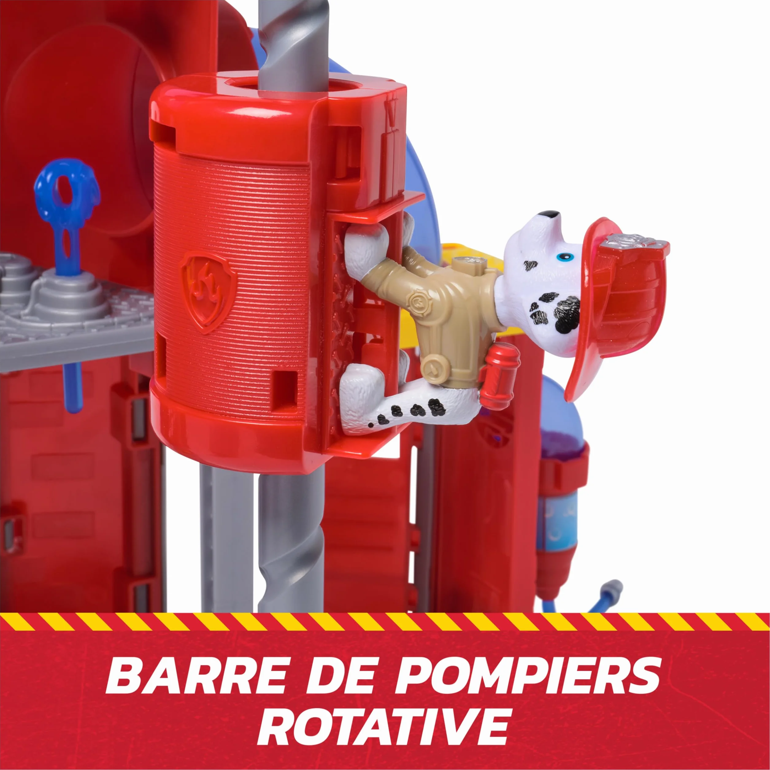 Paw Patrol Pat Patrouille Caserne De Pompiers Fire Rescue Voiture Figurine Marcus Effets Sonores Lumineux Jouet Enfant 3 Ans