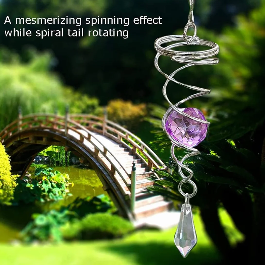 Moulin à Vent Métal Extérieur 3D Acier Inoxydable Décoration Jardin
