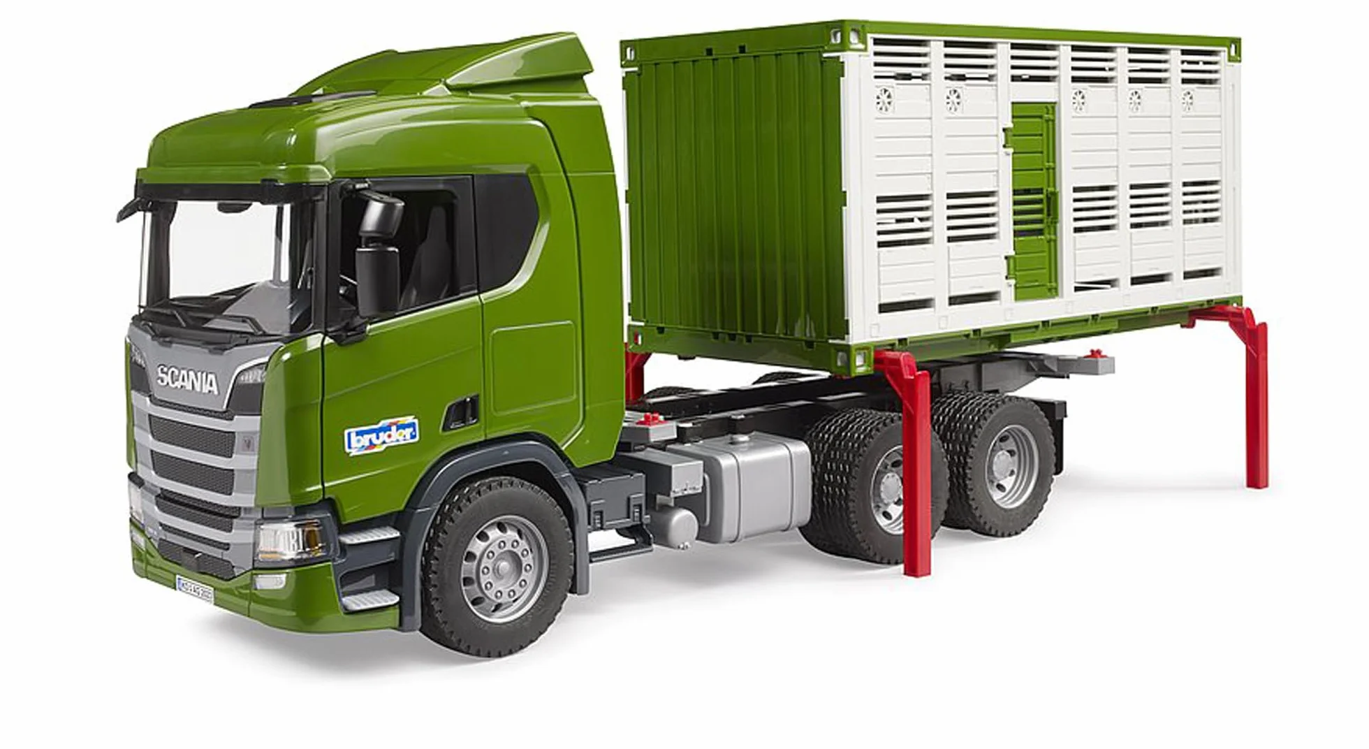 Bruder 03548 Scania Super 560R Camion transport animaux 1:16 Bovin Jouet 4 ans