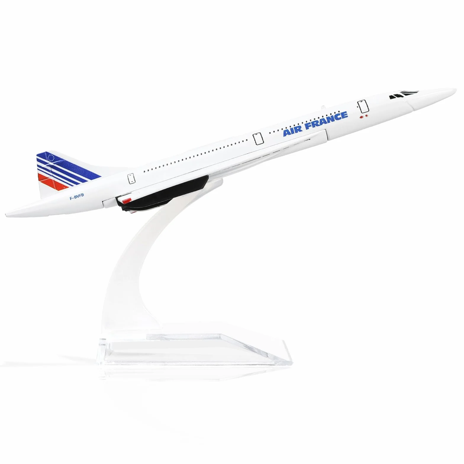NUOTIE Concorde Air France Modèle d'avion moulé sous Pression en métal 1/400 Collection