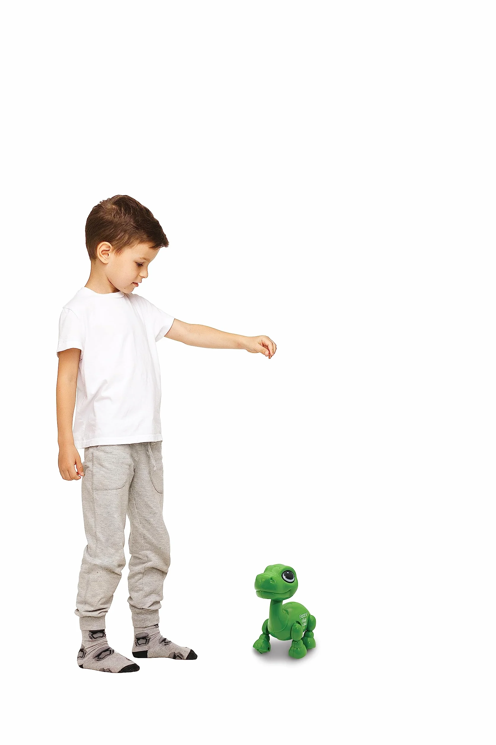 Lexibook Power Dino Mini Robot Dinosaure avec Sons, Musique et Effets Lumineux, ROB02DINO