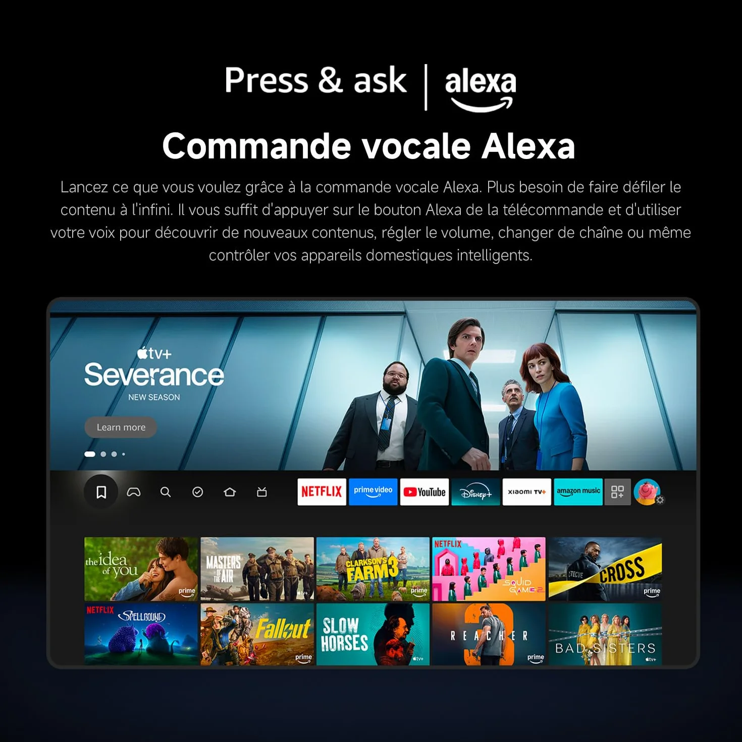 Xiaomi 32 inch Smart HD TV with Alexa, Dolby Audio, DTS Virtual:X, AirPlay