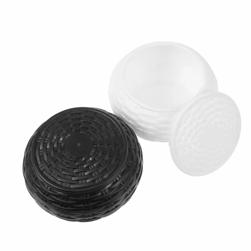 Round Woven Go Game Stones Bowl Go Chess Storage Container Go Game Game Cans Bowls for Strategy Strategy Board Game Chess Games
