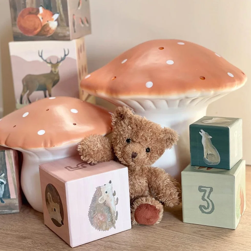 Egmont Toys Jeu de pyramides 9 blocs en carton jouets éducatifs à partir de 36 mois Apprentissage du comptage