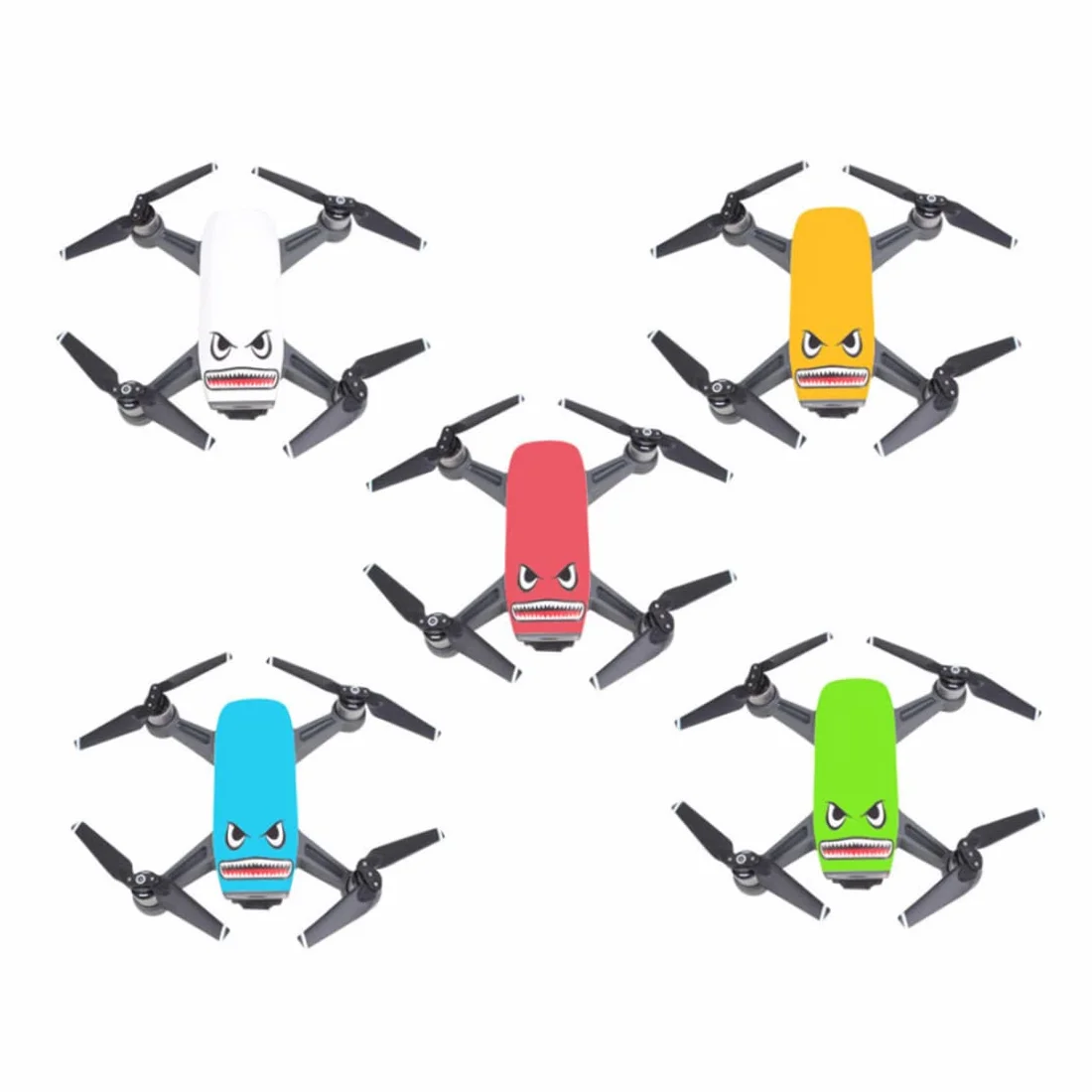 Autocollant Drone Poisson Cartoon Compatible Mavic 3 Mini se air 2s