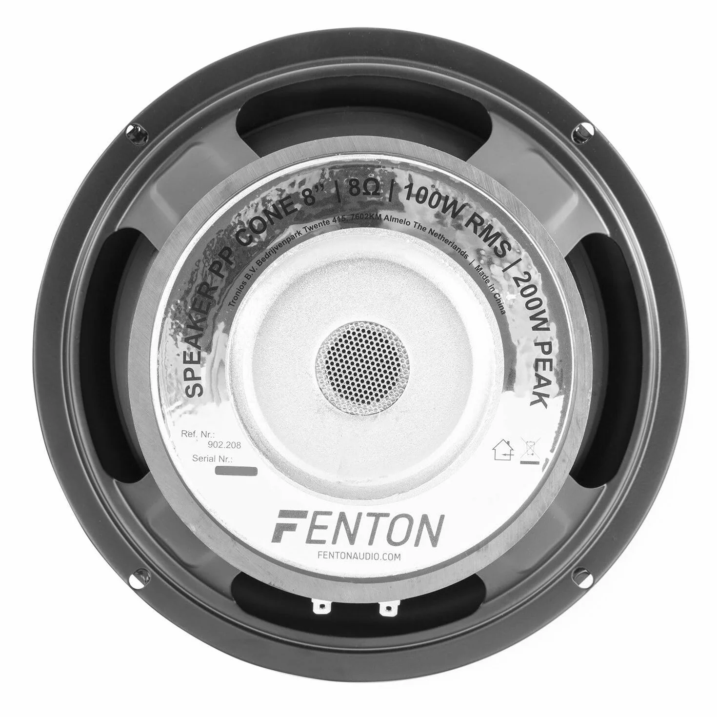 Fenton WPP20 Haut-Parleur de Graves 8 Pouces 20cm 200W 8 Ohms Caoutchouc Bobine Résistante à la Chaleur Enceinte HiFi