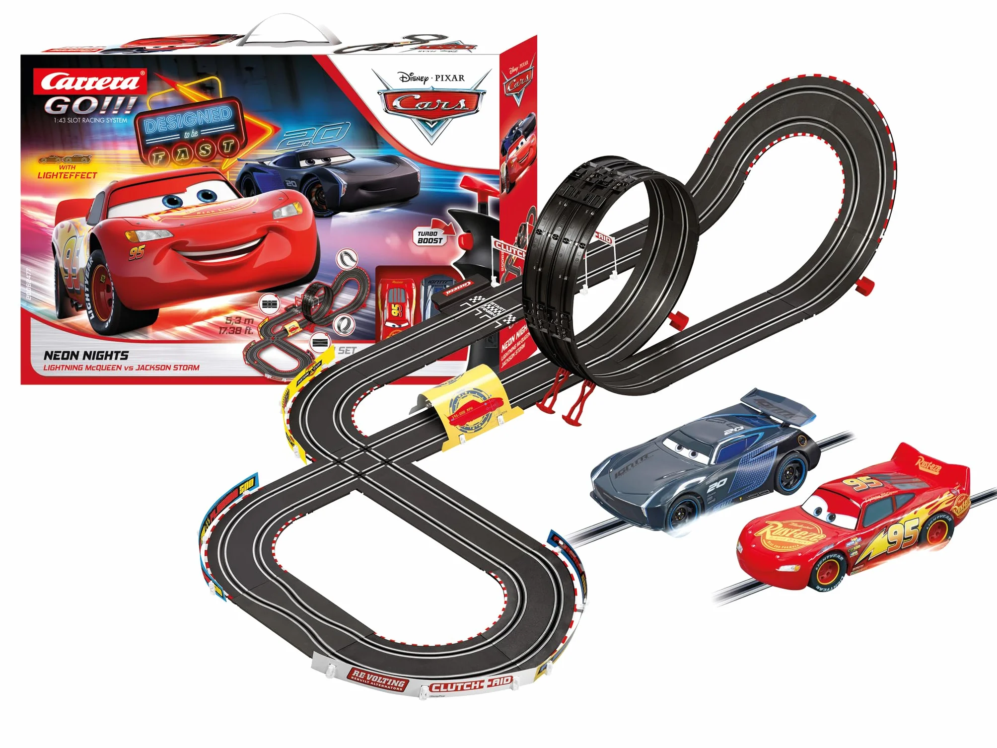 Carrera - 20062477 - Disney·Pixar Cars - Neon Nights - GO!!!