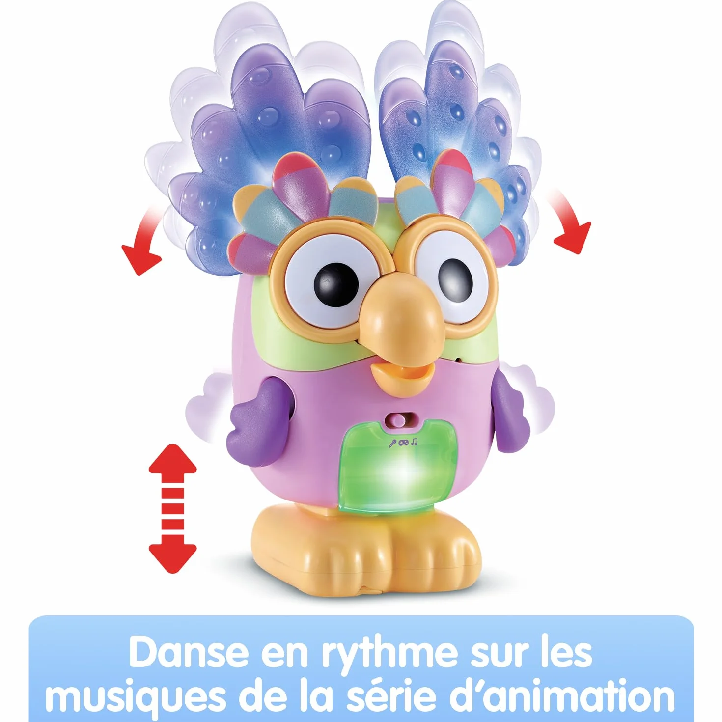 VTech Figurine Parlante Bluey Max Le Bavard Interactif 17 cm Sons et Lumières Jeu Musical Cadeau Enfant 3-7 Ans