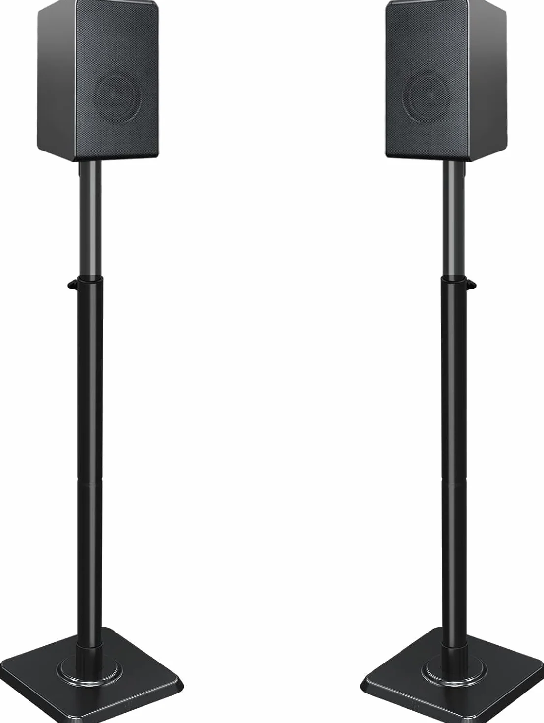 Mounting Dream Lot de 2 Supports de Haut-parleurs réglables en Hauteur pour Satellites jusqu'à 5 kg