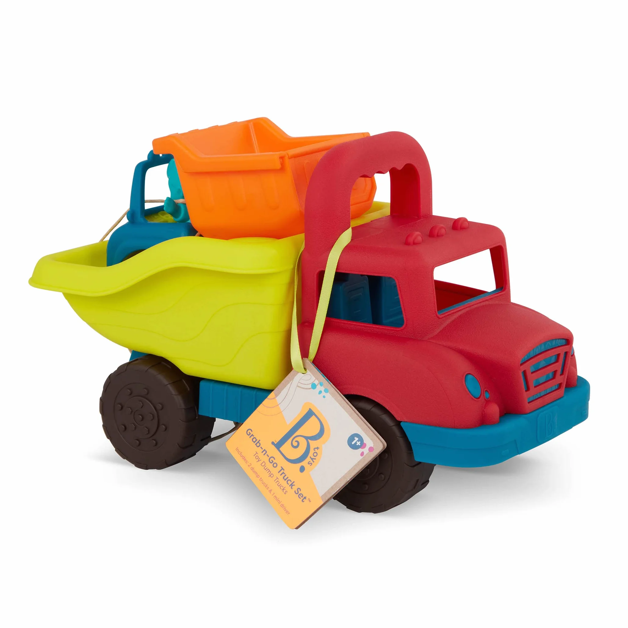 B. toys Ensemble de camions Grab-n-Go 2 camions-bennes Jouet pour tout-petits