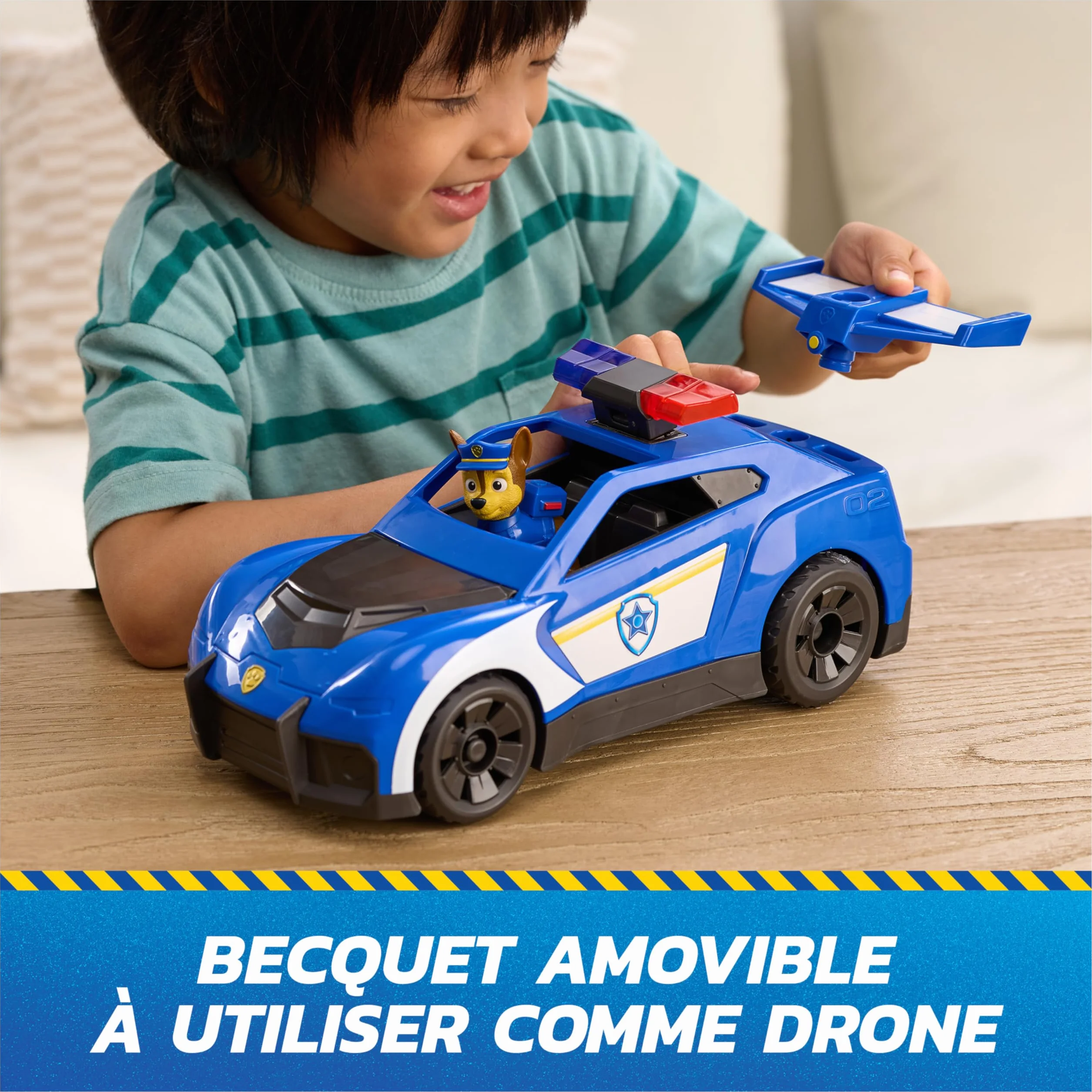 Paw Patrol Pat Patrouille Véhicule Interactif Chase Search & Rescue Mission Détectives Voiture Figurine À Collectionner Jouet Enfant 3 Ans+
