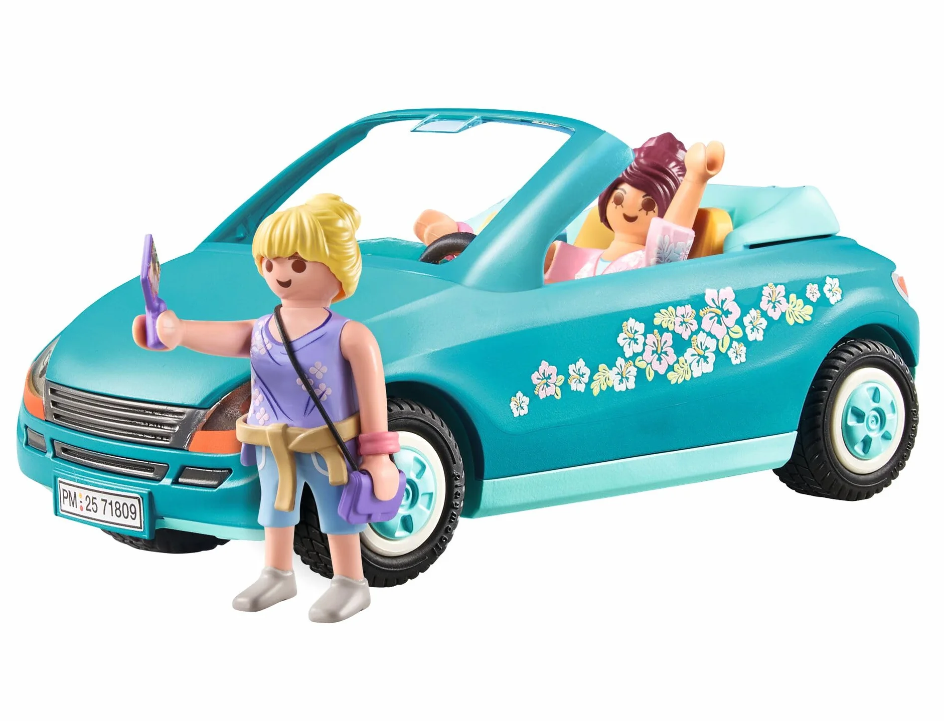 Playmobil My Life Cabriolet Voiture Jouet Enfants 4 Ans Véhicule Figurines Accessoires 71809