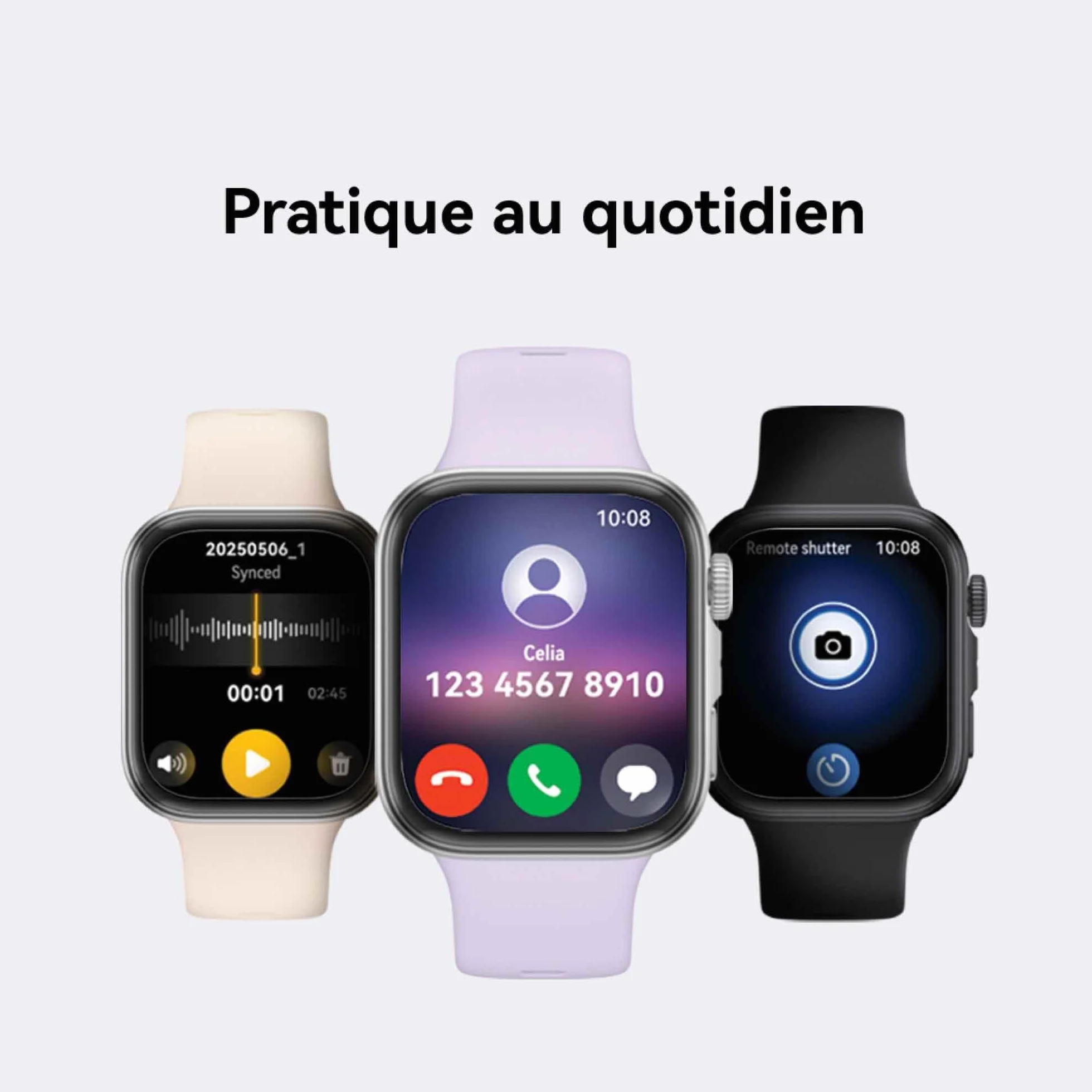 HUAWEI Watch FIT 4 Montre connectée, 100+ Modes d'entraînement, GPS, Autonomie 10 Jours, Noir