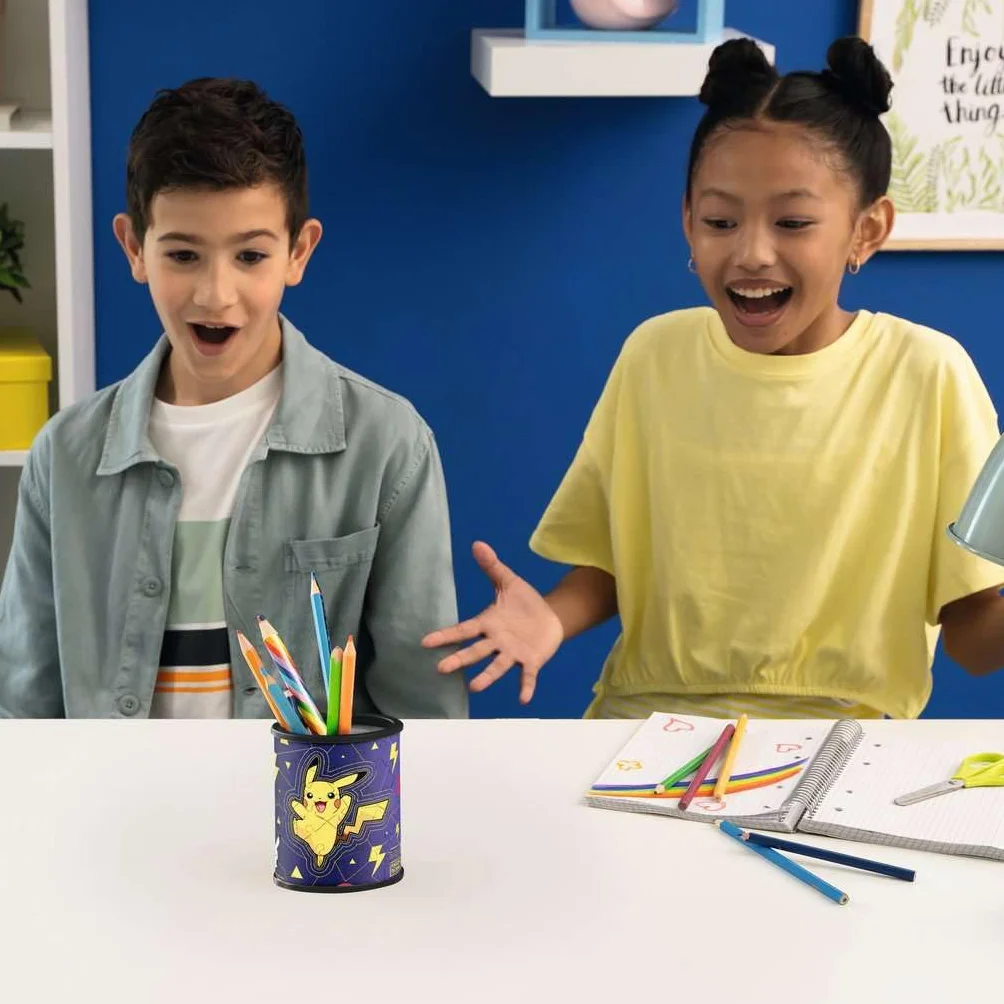 Ravensburger Puzzle 3D Pot à Crayons Pokemon Pikachu 54 pièces numérotées 9,5 cm