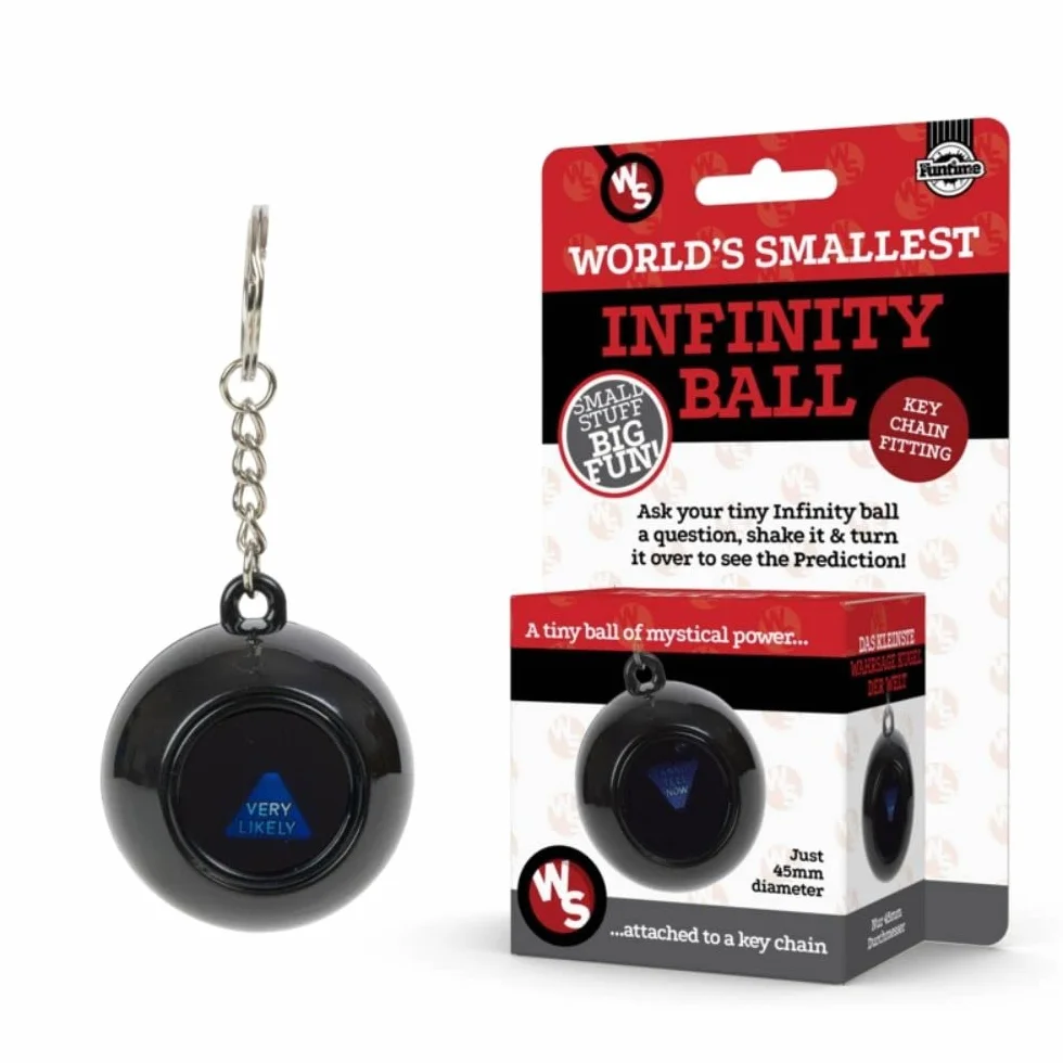 Funtime Gifts La Plus Petite Boule Infinie du Monde Miniature, Noir