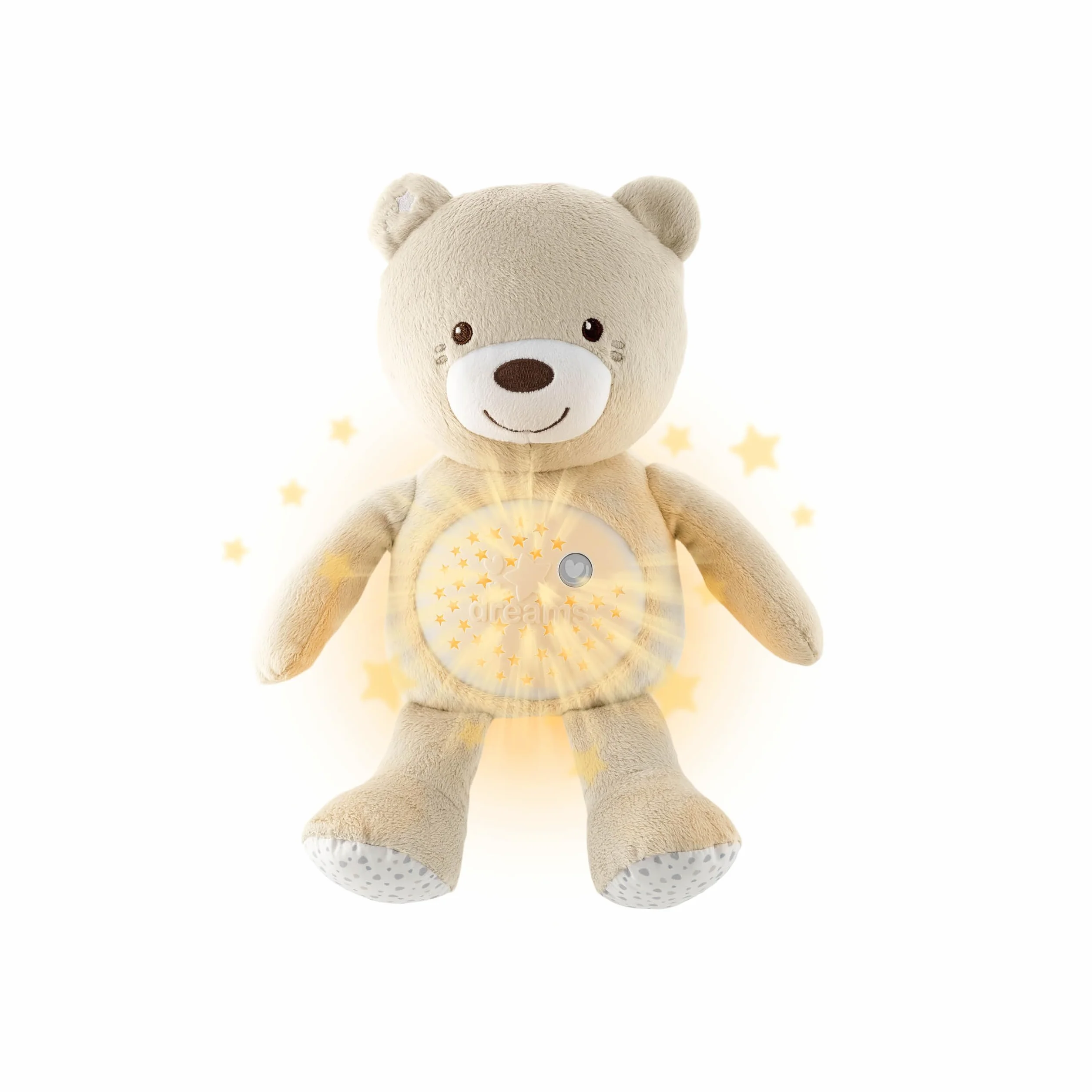 Chicco Ours en peluche Baby Bear First Dreams avec projecteur veilleuse mélodies relaxantes pour bébés 0 mois+
