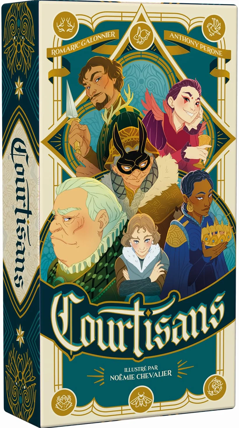 Blackrock Games COURTISANS - Jeu de Cartes et de Bluff - 8 Ans et Plus - Jeu de société - Tactique - Intrigue