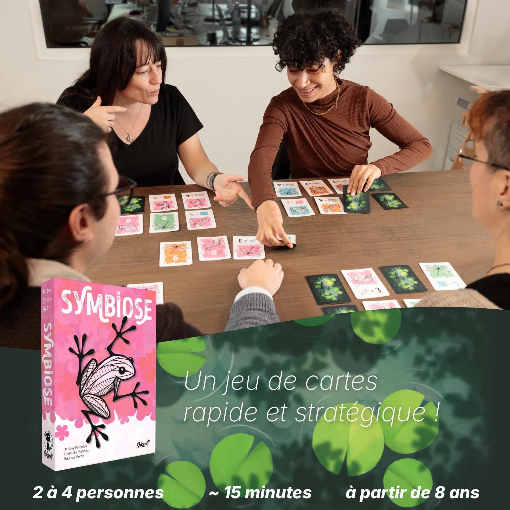 Blackrock Games SYMBIOSE - Jeu de société - Cartes - 8 Ans - 2-4 Joueurs - 15 Minutes - Stratégie - Créez Vos Paysages