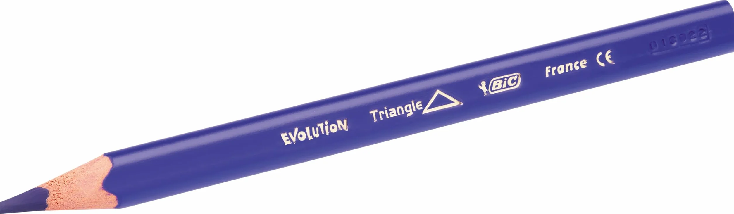 BIC Kids Evolution Triangle ECOlutions Crayons de Couleurs Triangulaires, Etui Carton de 12
