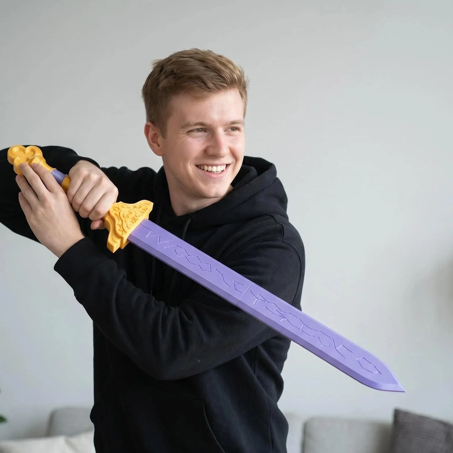 Epee R-umi Anime Hunters Cosplay Weapons Props Violet Halloween Carnaval