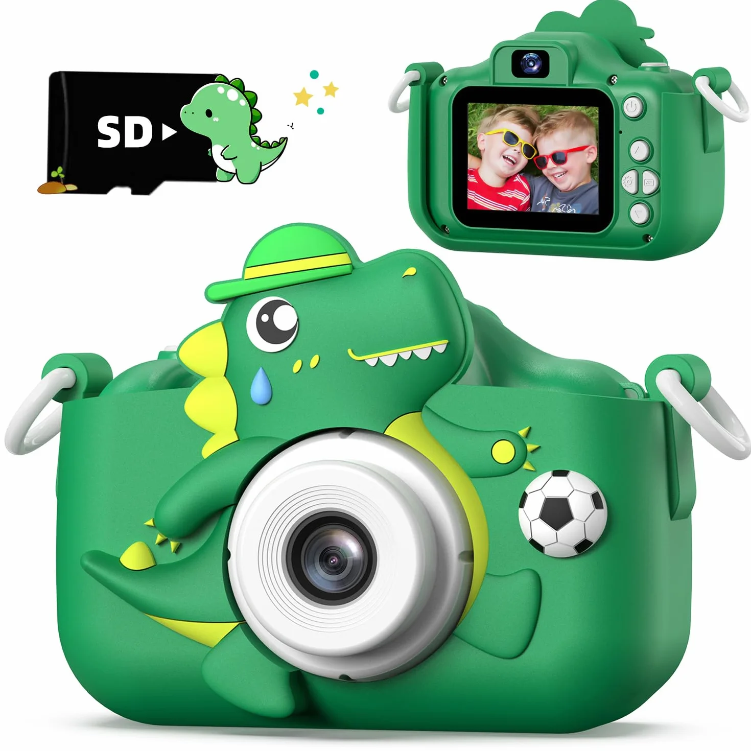 Cimizi Appareil Photo Enfant 2.0 Pouces Numérique HD 1080p avec 32GB Carte