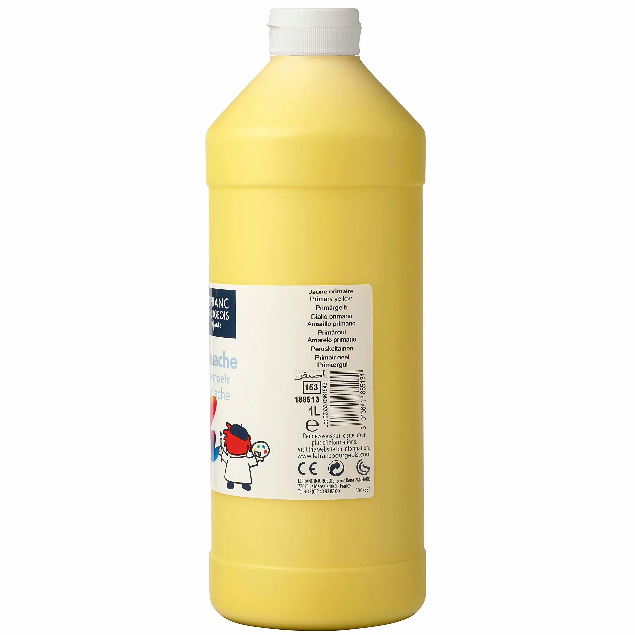 Lefranc Bourgeois Gouache liquide Essentiel 1L Jaune
