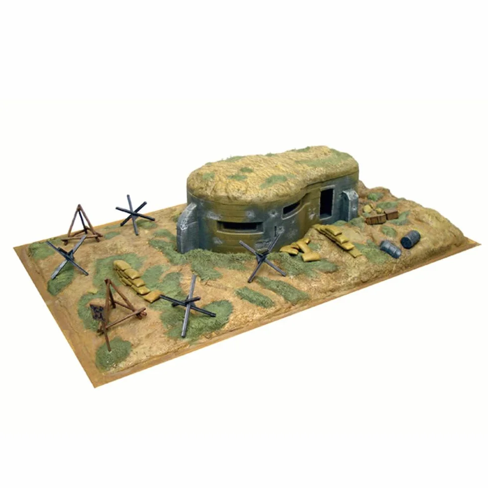 Italeri Figurine Bunker et Accessoires Maquette Echelle 1:72