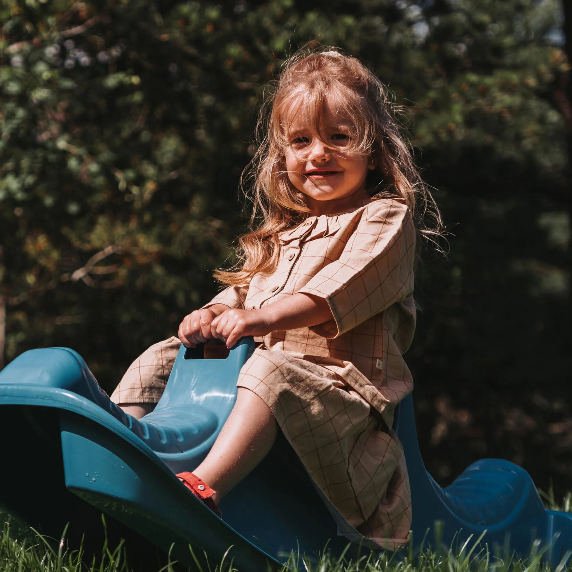 Dantoy Bascule Rocking Horse Valborg La Baleine Bleu 3 Places 1,5-5 Ans