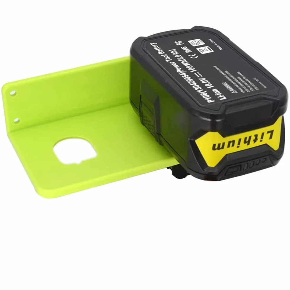 Persistence Support Mural de Batterie 2PCS pour Batterie R-Yobi 18V