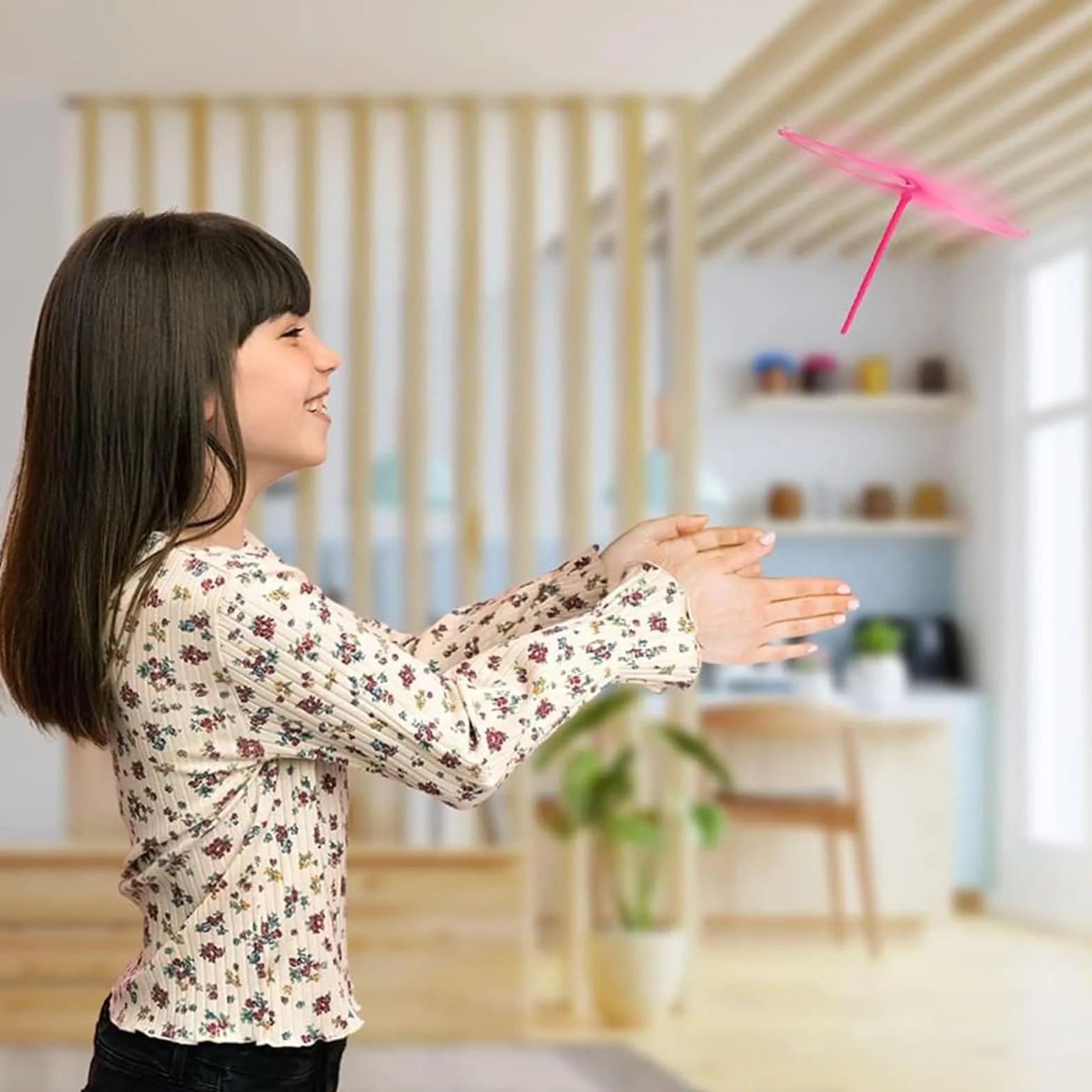 Lot De 15 Hélicoptère Enfant Jouet Hélicoptère En Plastique Volant, Hélicoptère À Main Pour Garçons, Filles Cadeaux