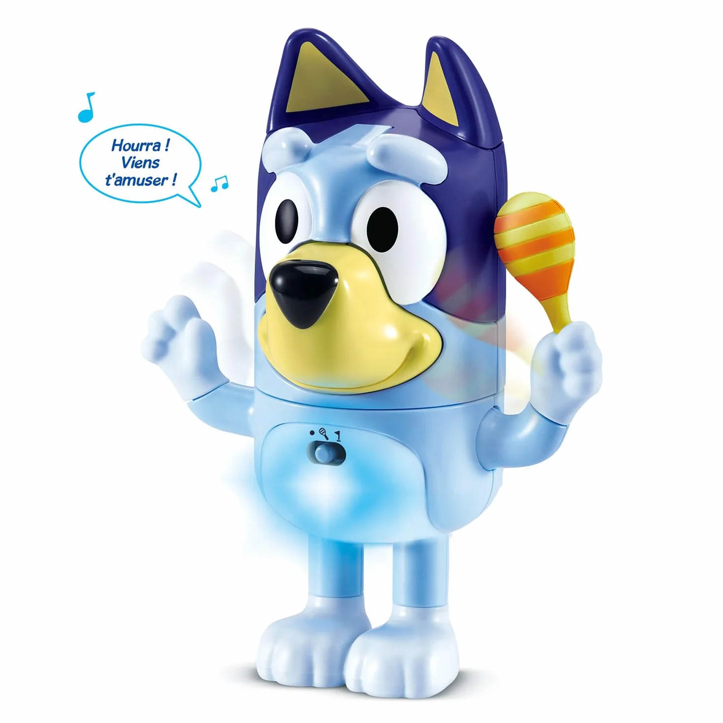 VTech Danse avec Bluey Figurine Parlante 17 cm Jouet Interactif Bluey Qui Danse Jeu Musical Cadeau Enfant 3-7 Ans Français