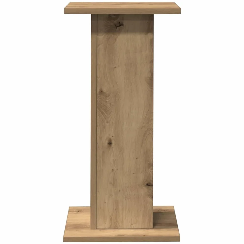 vidaXL Supports de Haut-parleurs 2 pcs Chêne Artisanal Bois ingénierie HiFi
