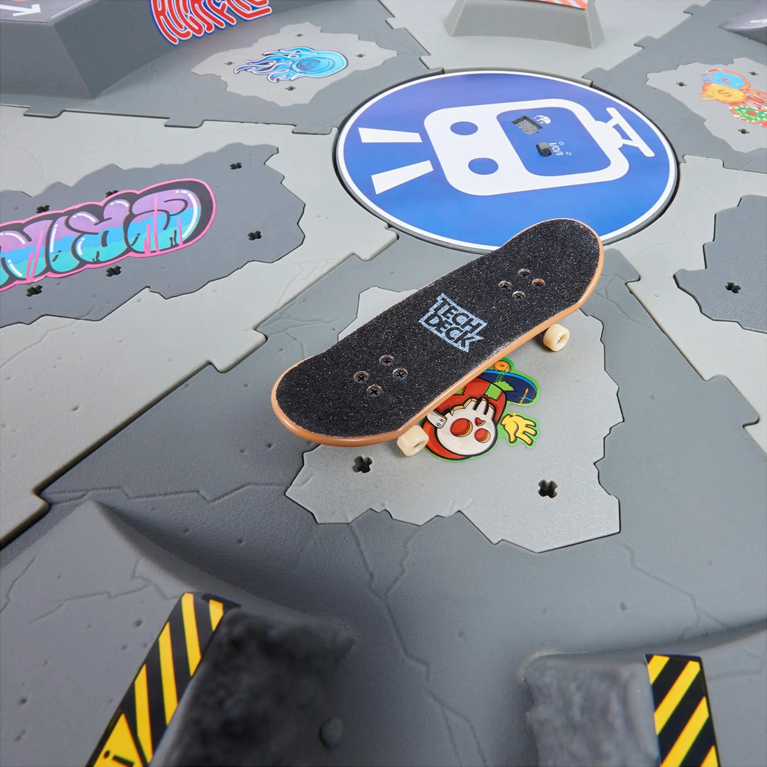 Tech Deck Finger Skate Rampe Motorisée Rotative 360° 50 cm - X-Connect - Jouet Enfant 6 Ans+