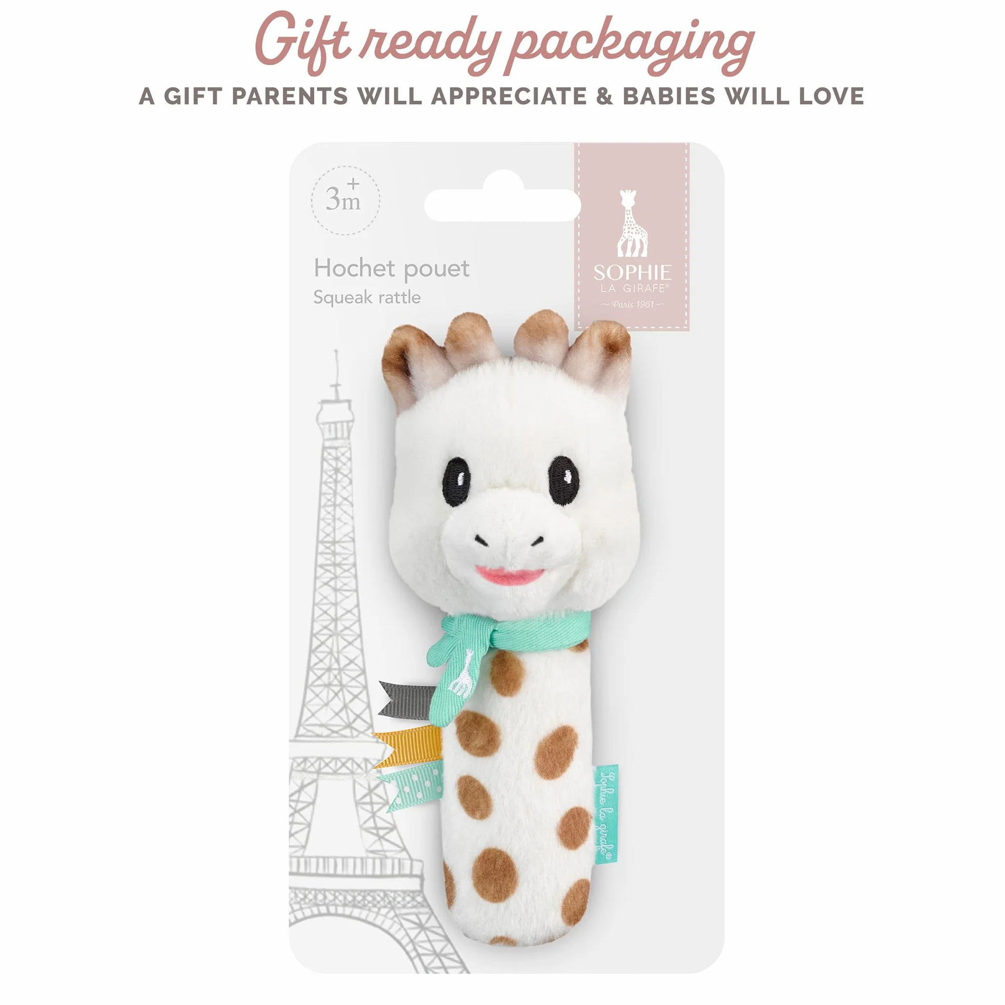 Sophie la Girafe Hochet Peluche Grelots Dès 7 Mois
