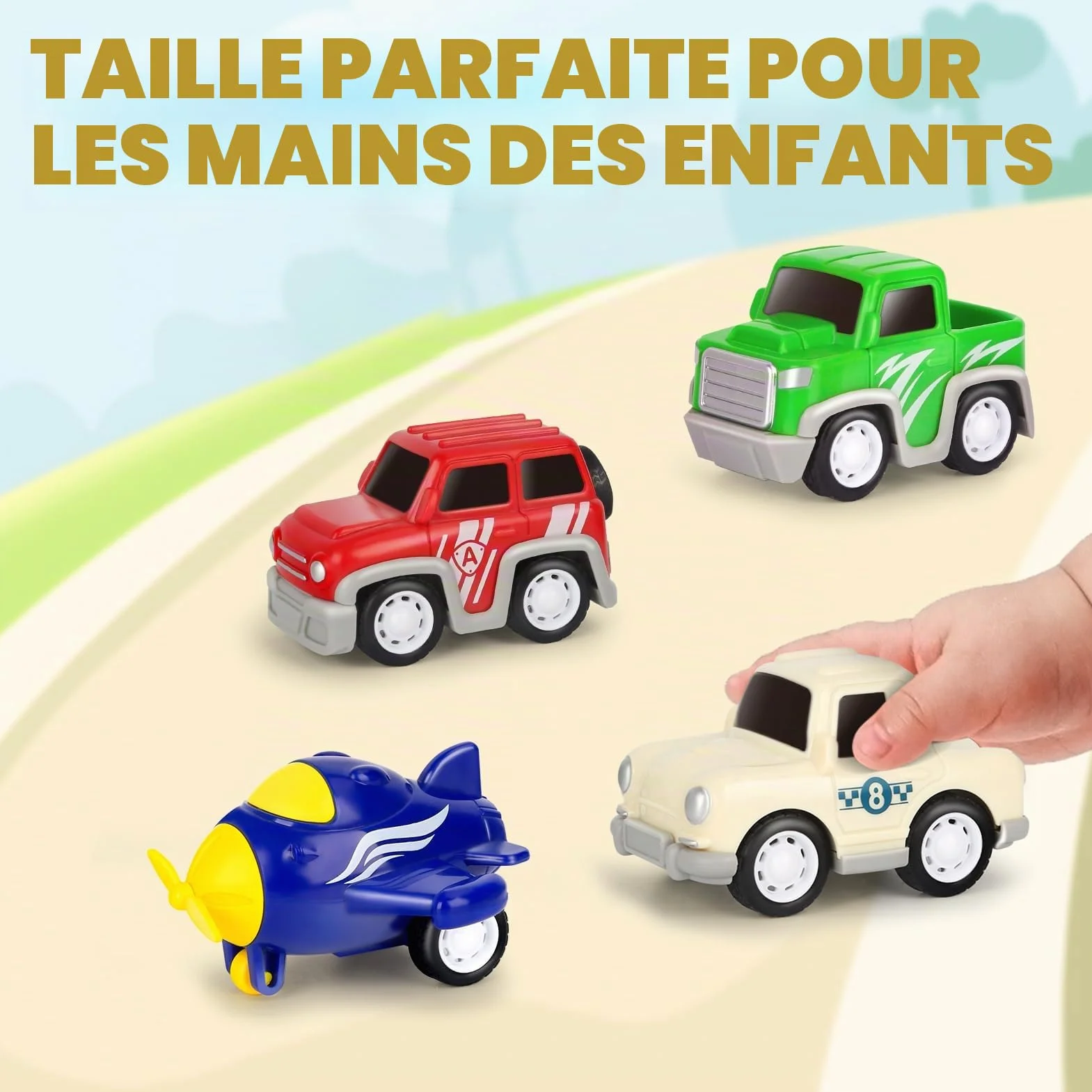 Jouet de Camion pour Enfant 5 en 1 avec Sons et Lumières Cadeau de Noël pour 2-4 Ans Garçon Filles