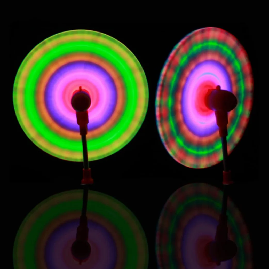 Moulin à Vent Musical LED Lumineux Arc-en-Ciel