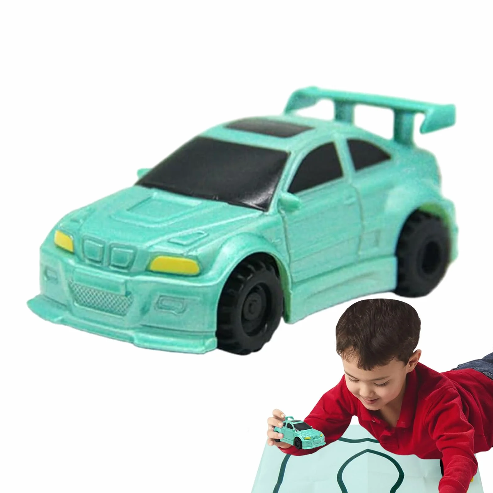 Jouet De Voiture Inductif Magique Mini Voiture Stylo Alimentée Par Batterie Avec Capteur Optique Cadeaux D'apprentissage Interactifs Enfant