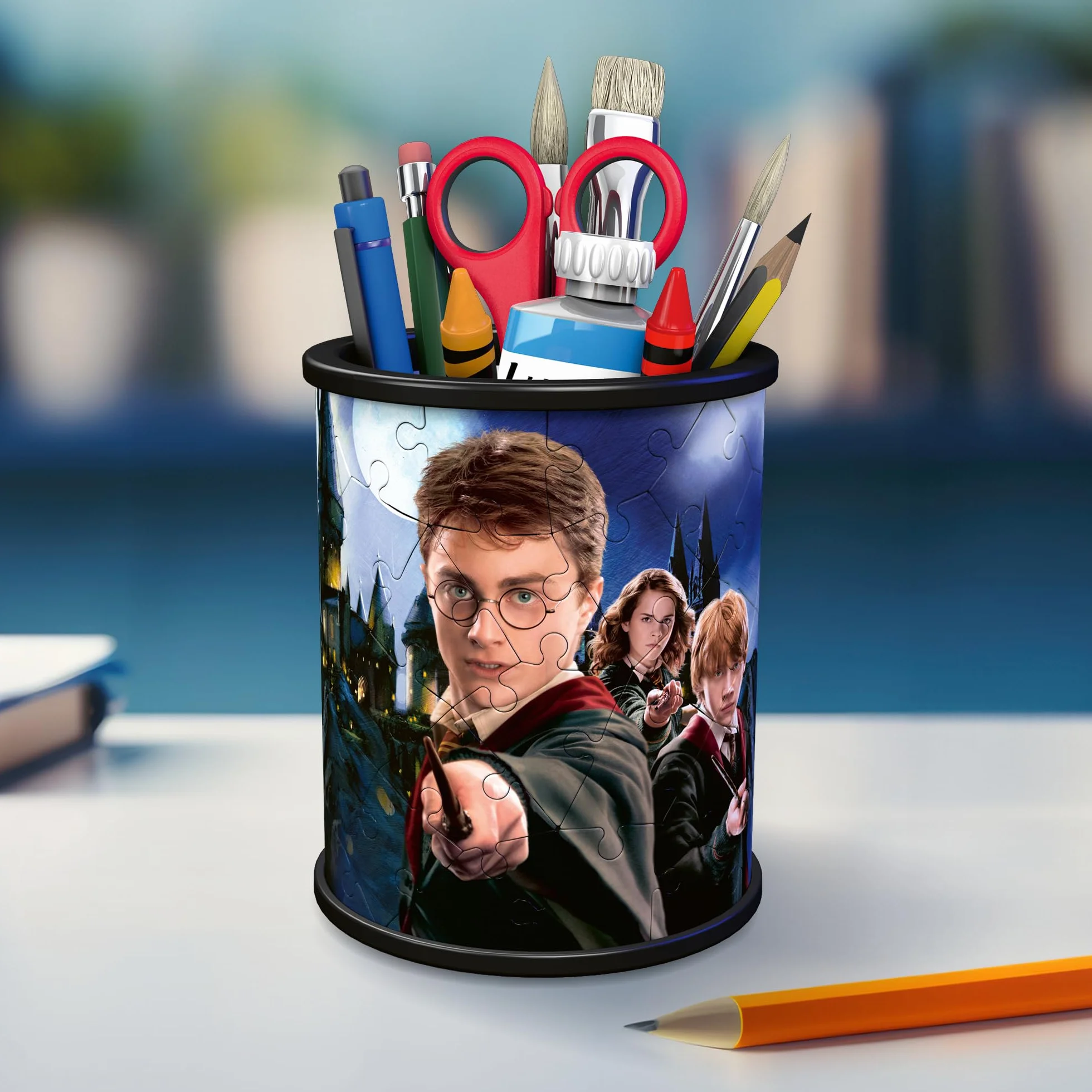 Ravensburger Puzzle 3D Pot à Crayons Harry Potter 54 pièces numérotées Hauteur 9,5 cm