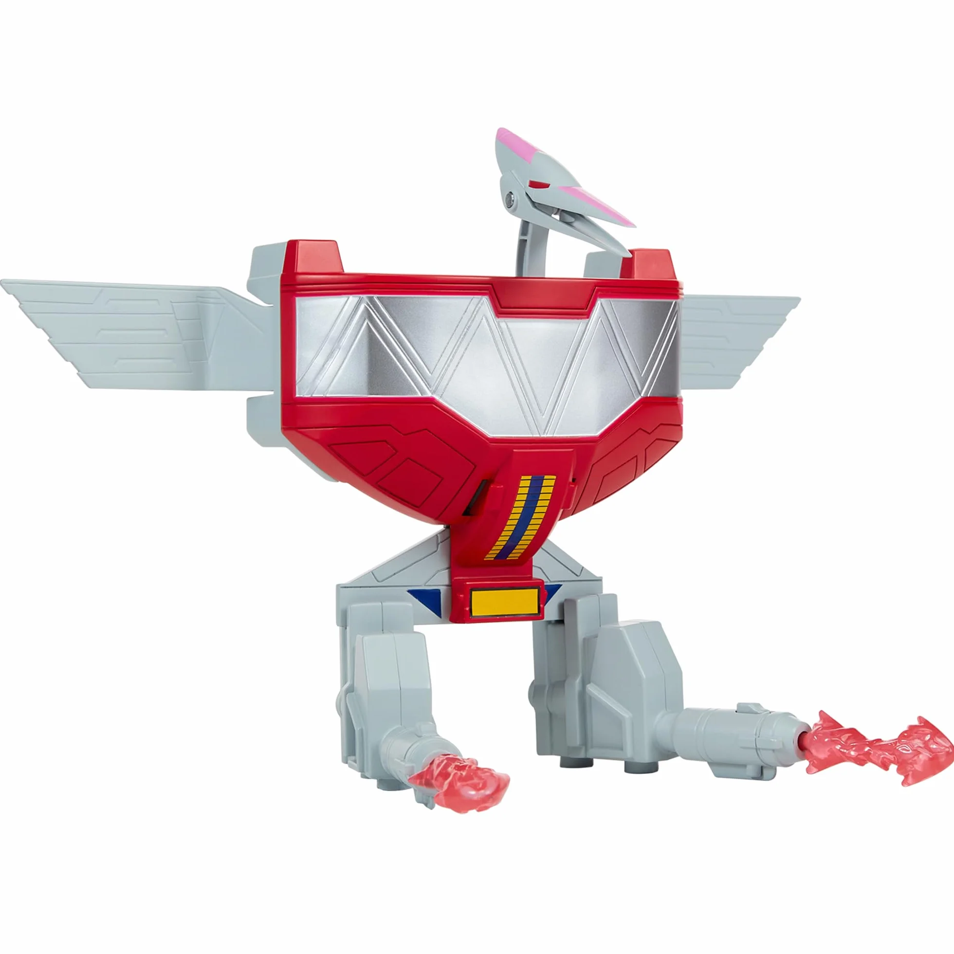 Power Rangers Collection Megazord Pterodactyl Dinozord Figurine Articulée Combinable 20 cm Gris