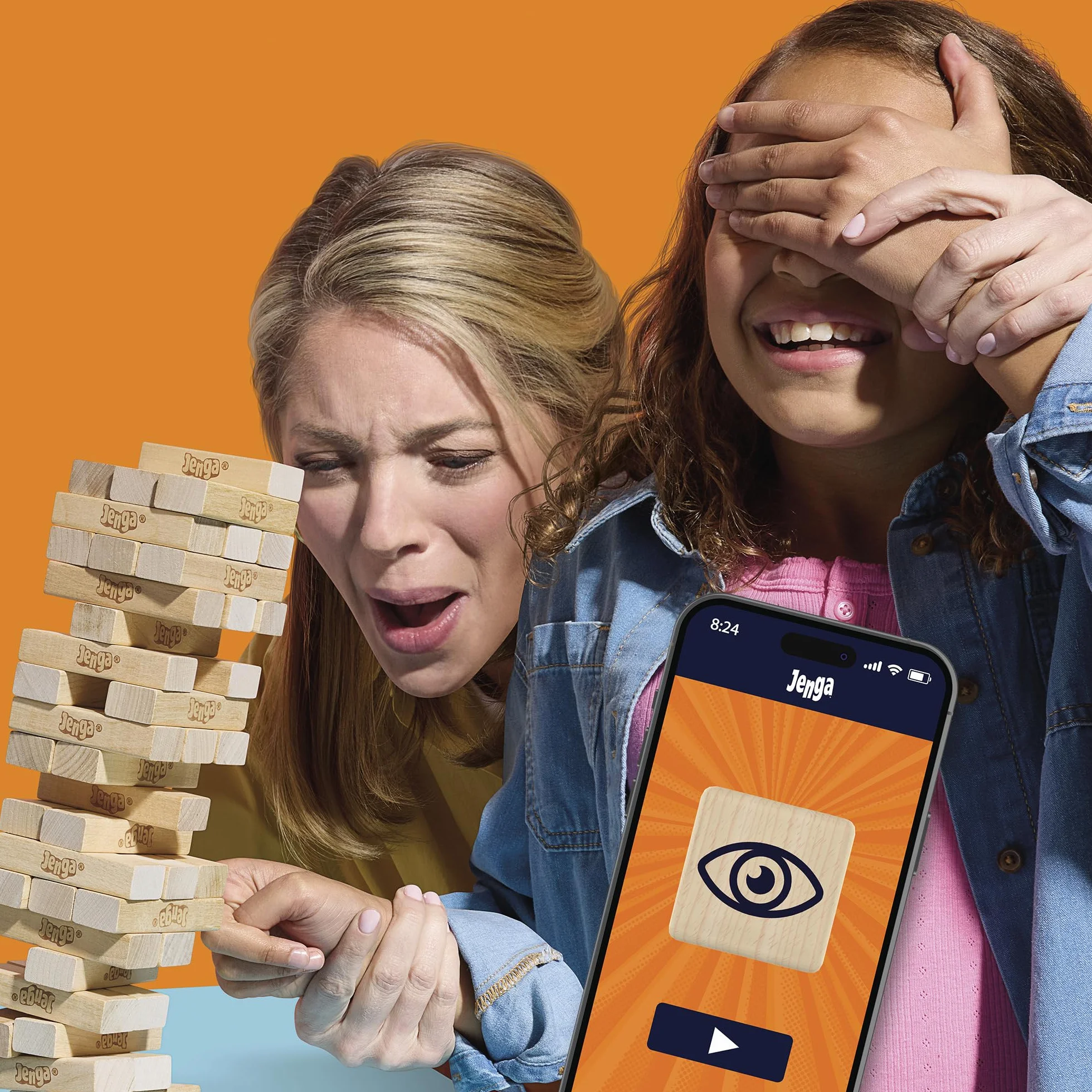 Hasbro Jenga 2025 Jeu Officiel Plus de Façons de Jouer