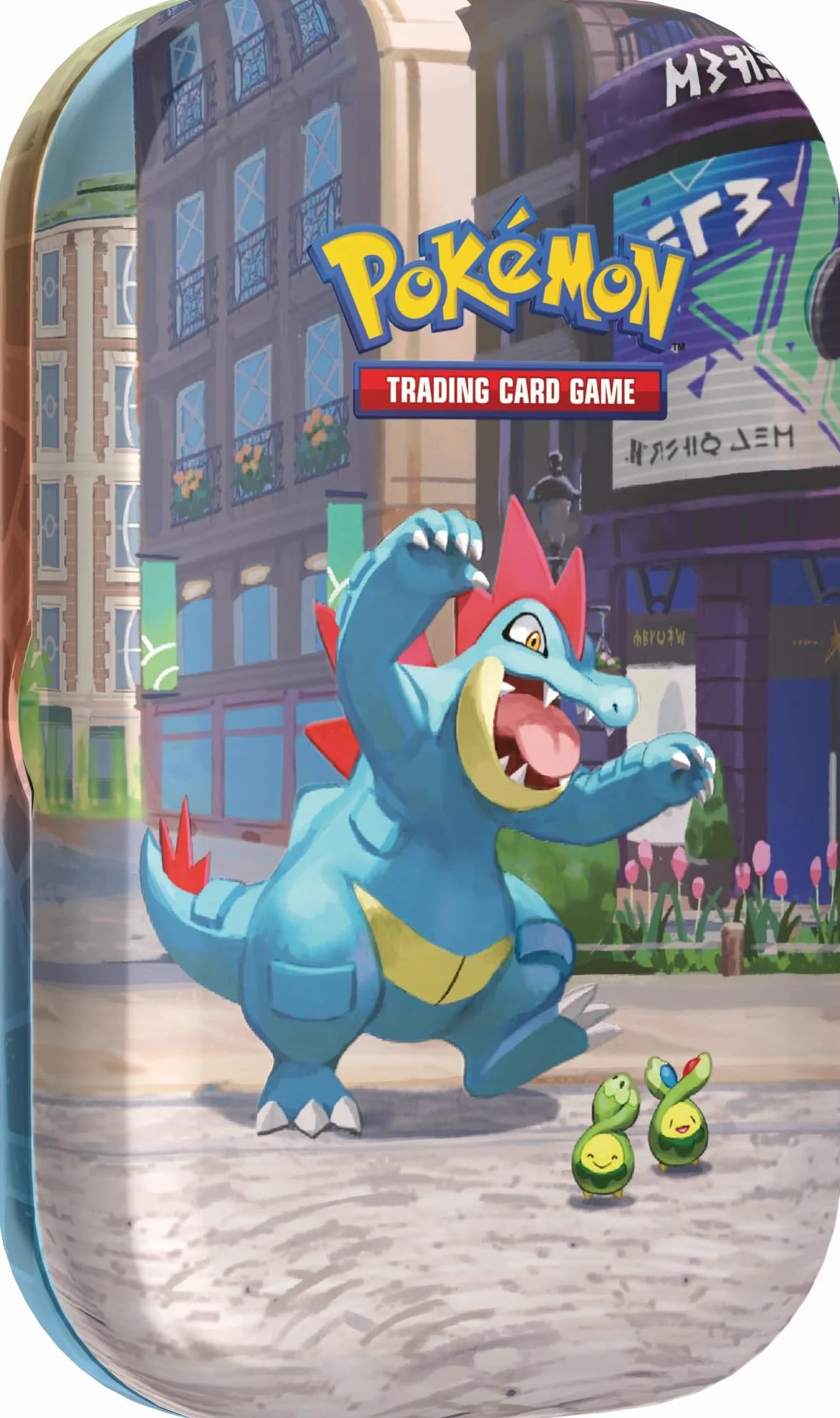 Pokémon Mini-boîte Illumis Aligatueur Rozbouton 2 boosters Carte Artistique Autocollants