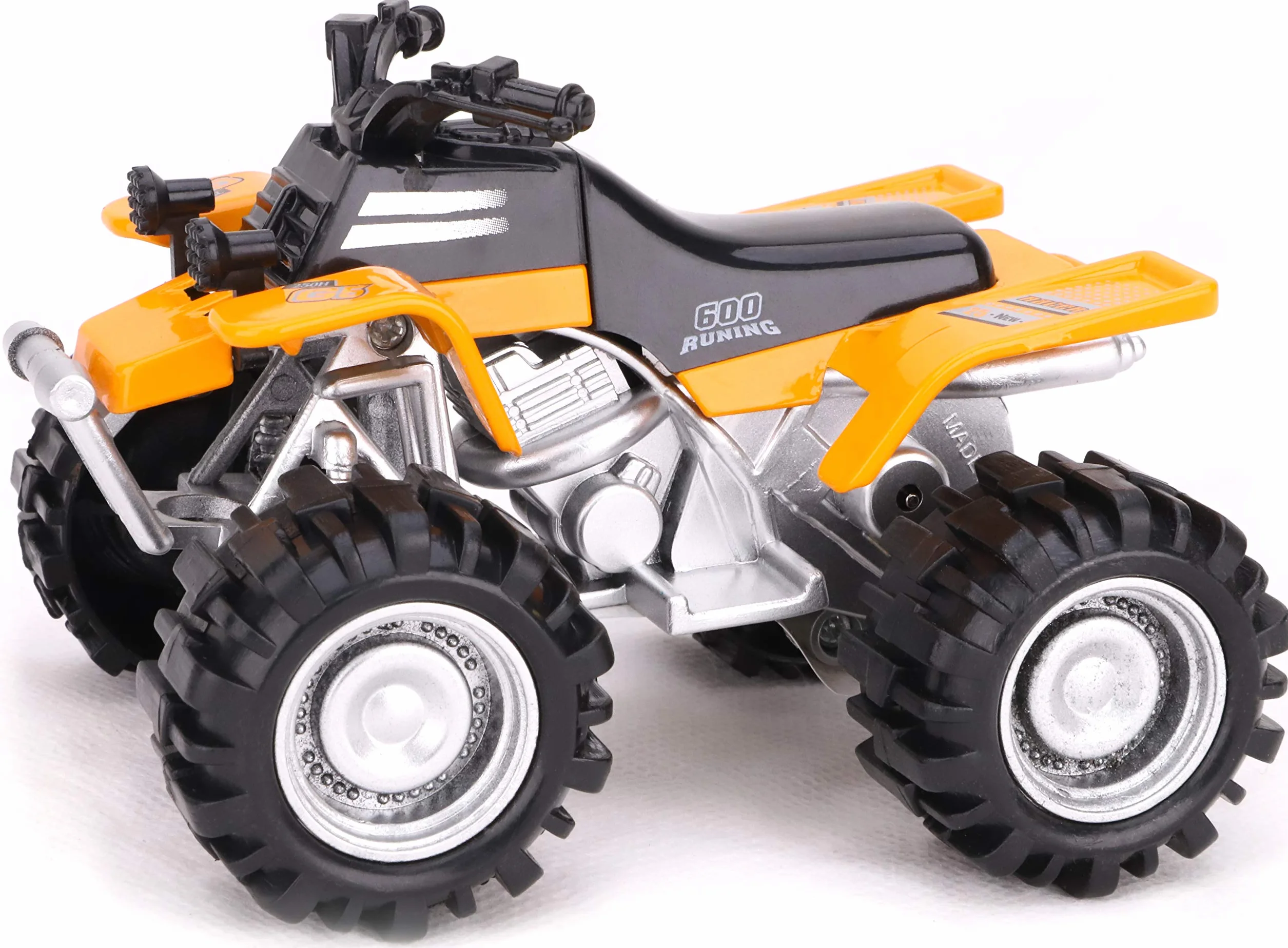 Toyland Quadricycle à Friction 11 cm - Jaune - Jouets pour garçons