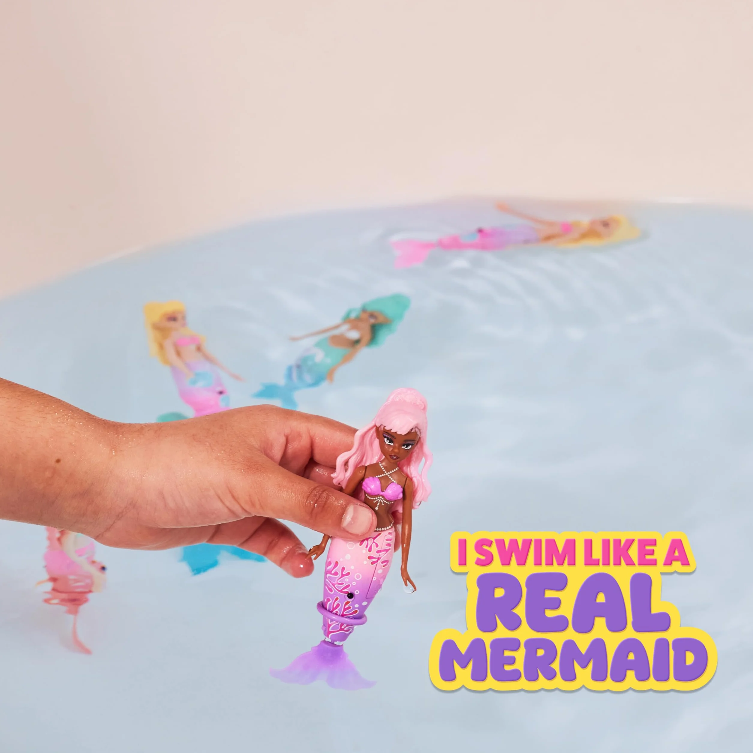 Pets Alive Water Activated Swimming Mermaid Sea Star Coral 2 PK