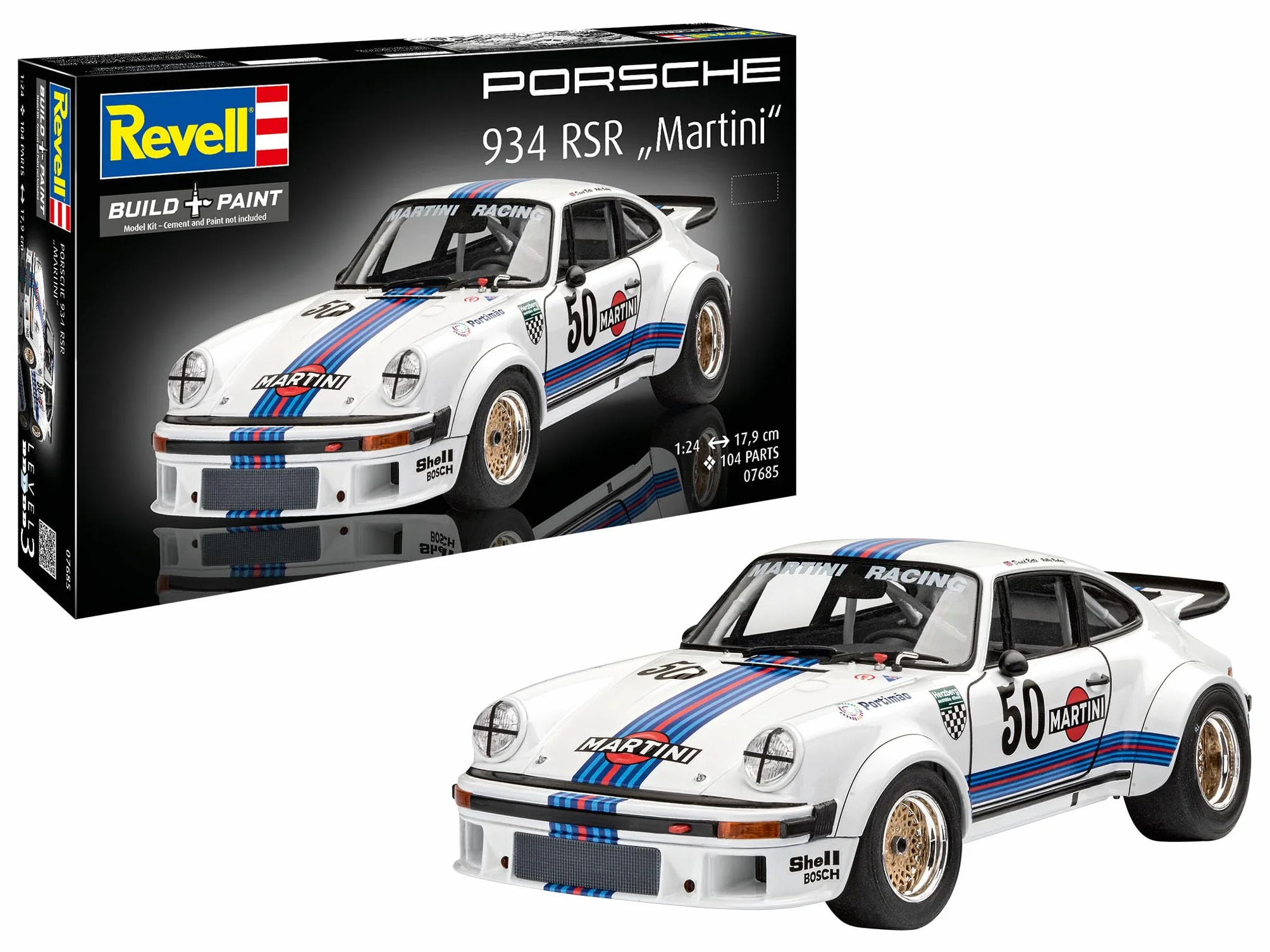 Revell Porsche 934 RSR 'Martini Racing' Maquette Voiture 1/24