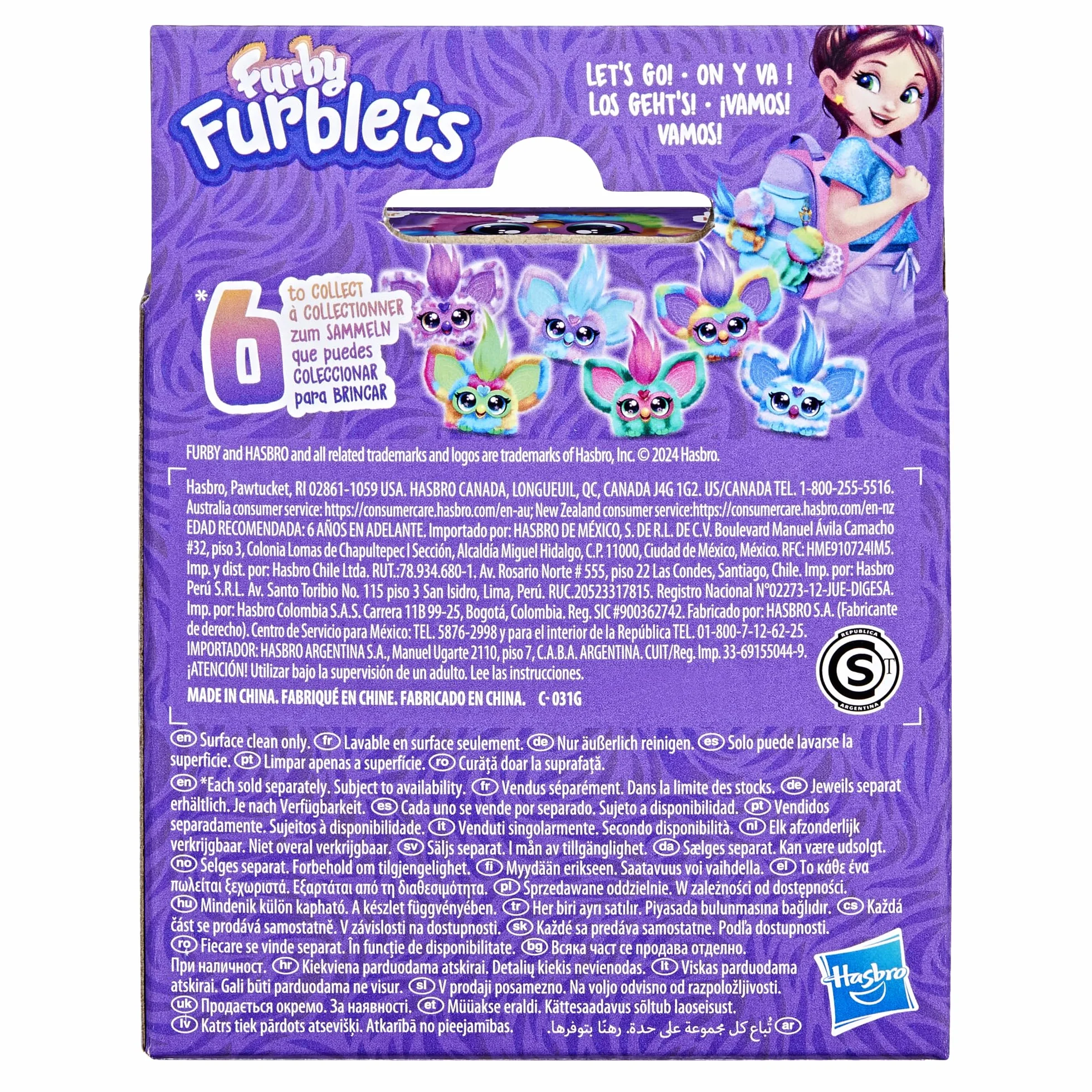 Furby Furblets Ray-Vee Mini Peluche électronique