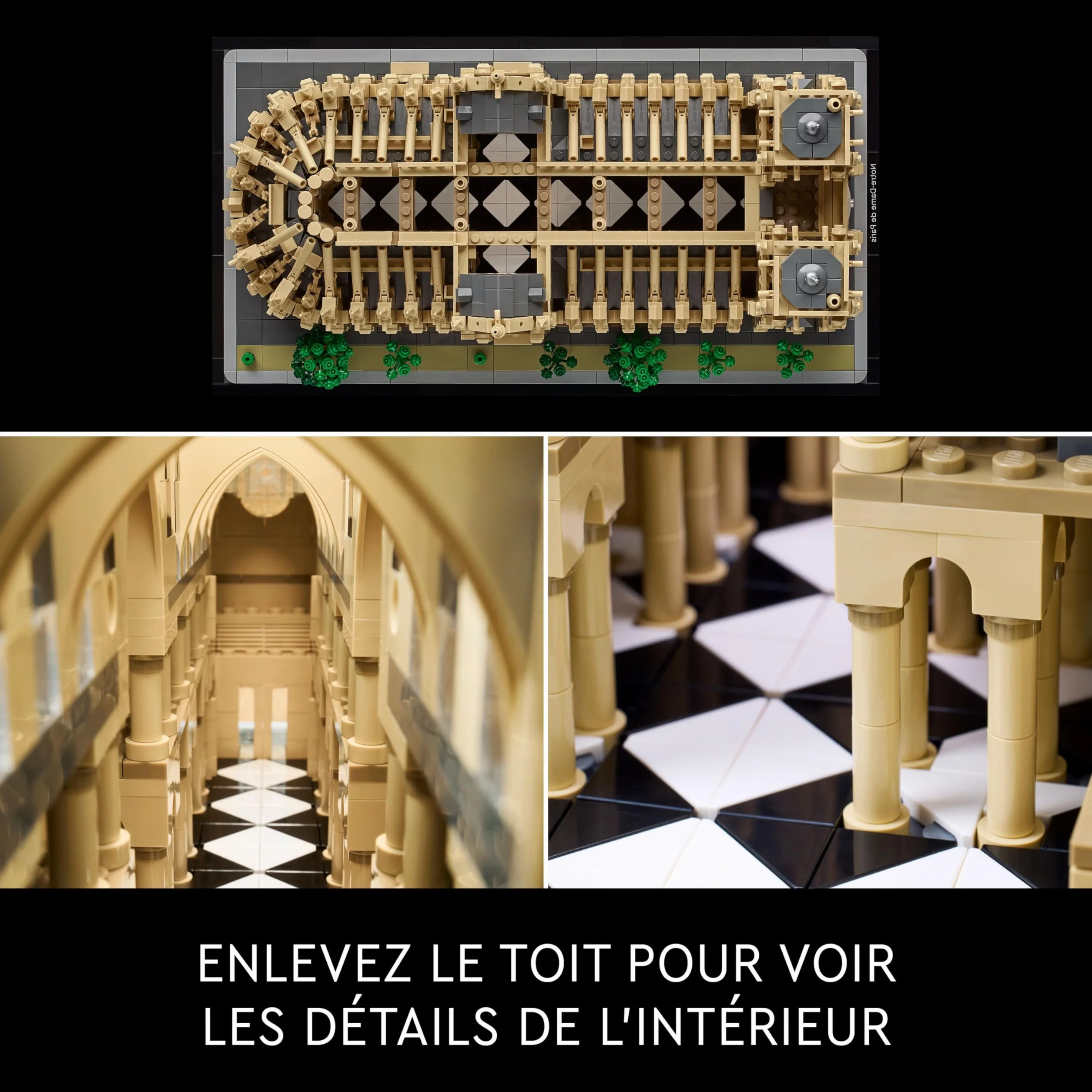 LEGO Architecture Notre-Dame de Paris 21061 Maquette à Construire Set pour Adultes