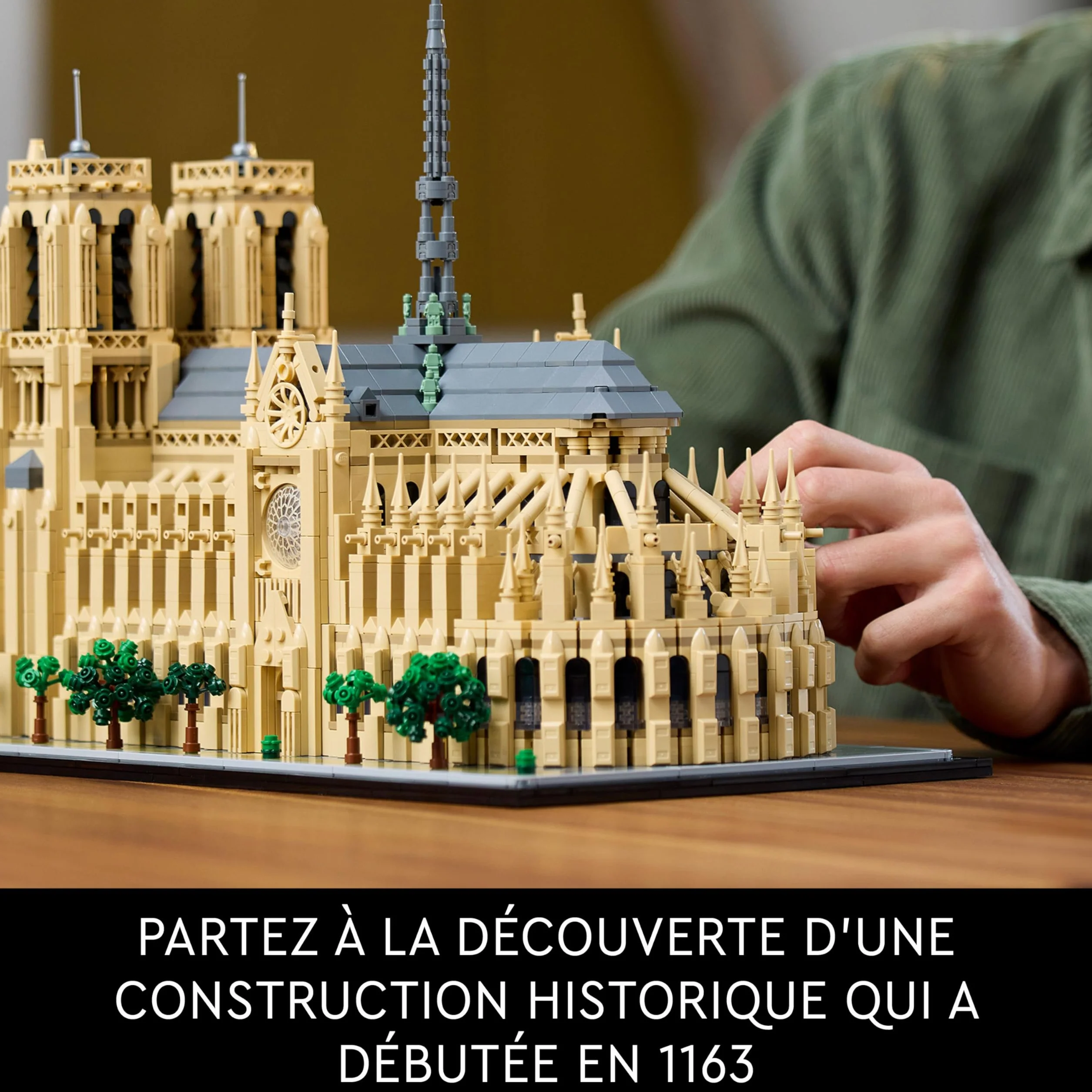 LEGO Architecture Notre-Dame de Paris 21061 Maquette à Construire Set pour Adultes