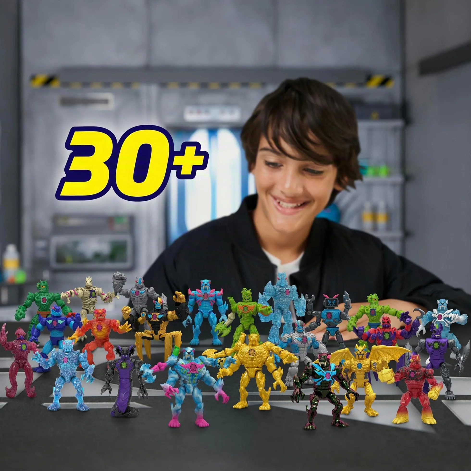 MrBeast Lab Hybrids Coffret Figurine Hybride 10 cm 30 à Collectionner