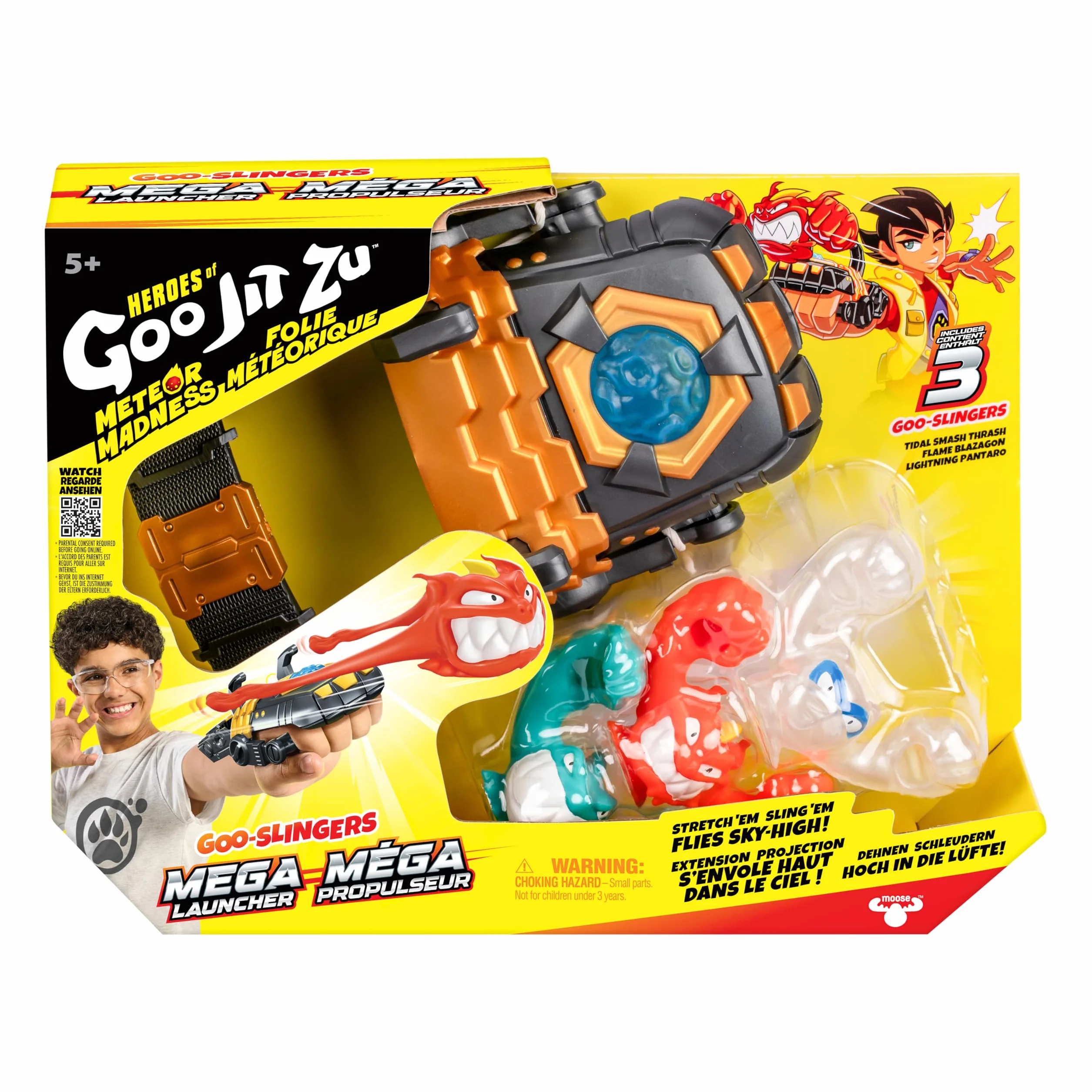 Heroes of Goo JIT Zu Meteor Madness Goo Slingers Mega Launcher Extension Projection Confrontation 3 frondeurs visqueux