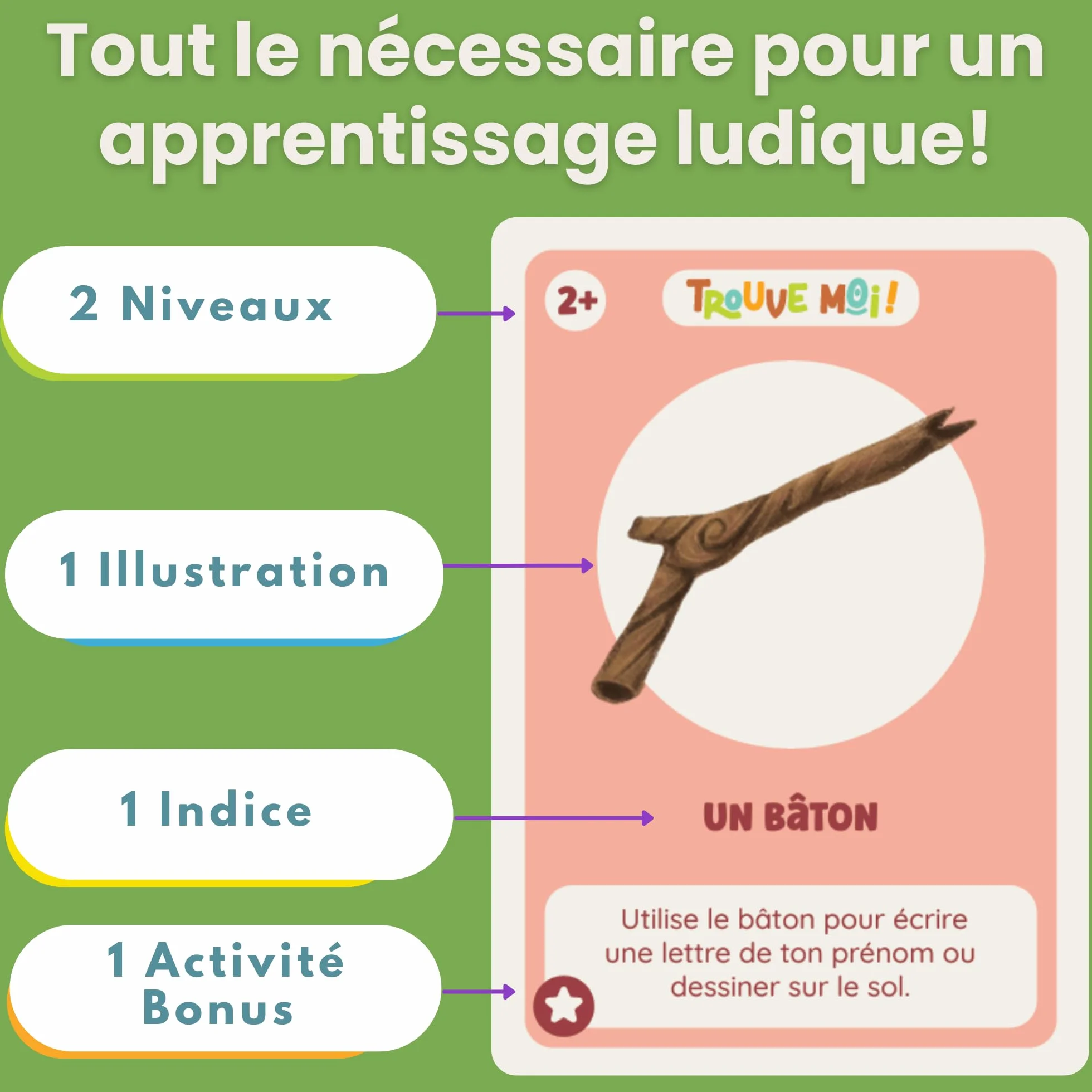 Oh Happy Games Trouve-Moi ! Le Jeu de Cartes Éducatif et Ludique Approuvé par Les Parents - Activité Montessori, Jeu de Société pour Enfants - Cherche et Trouve Jeux Extérieur Enfant